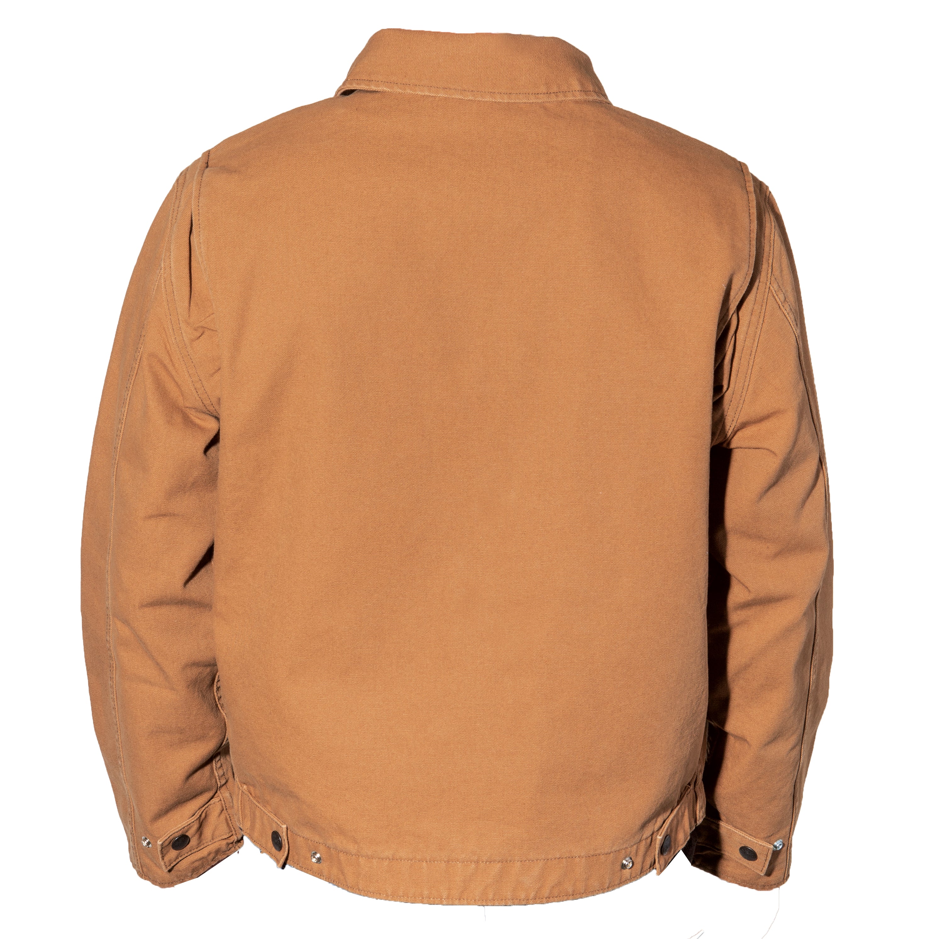 Customized Brown Canvas Jacket - Image 4