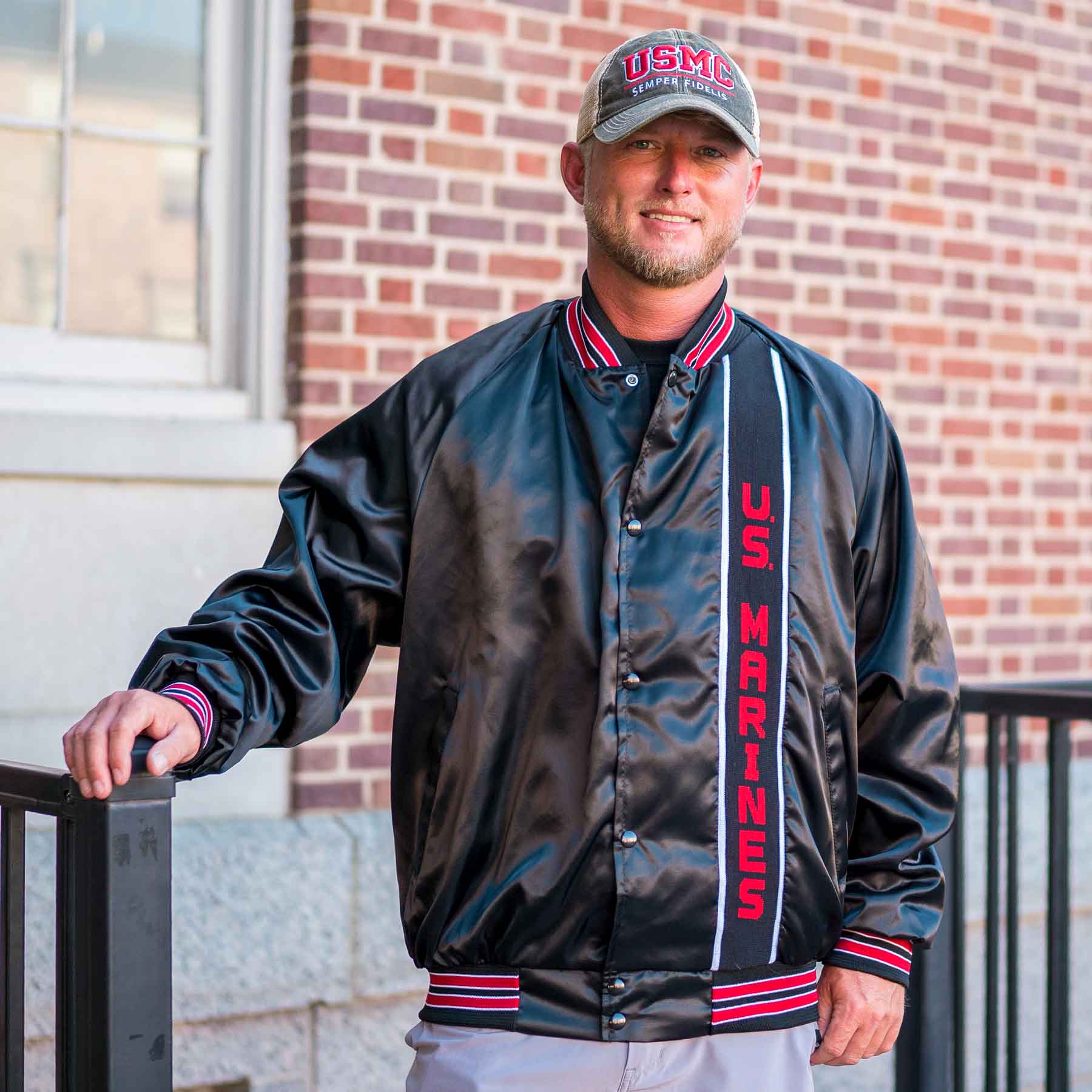 Black US Marines Jacket - Image 3