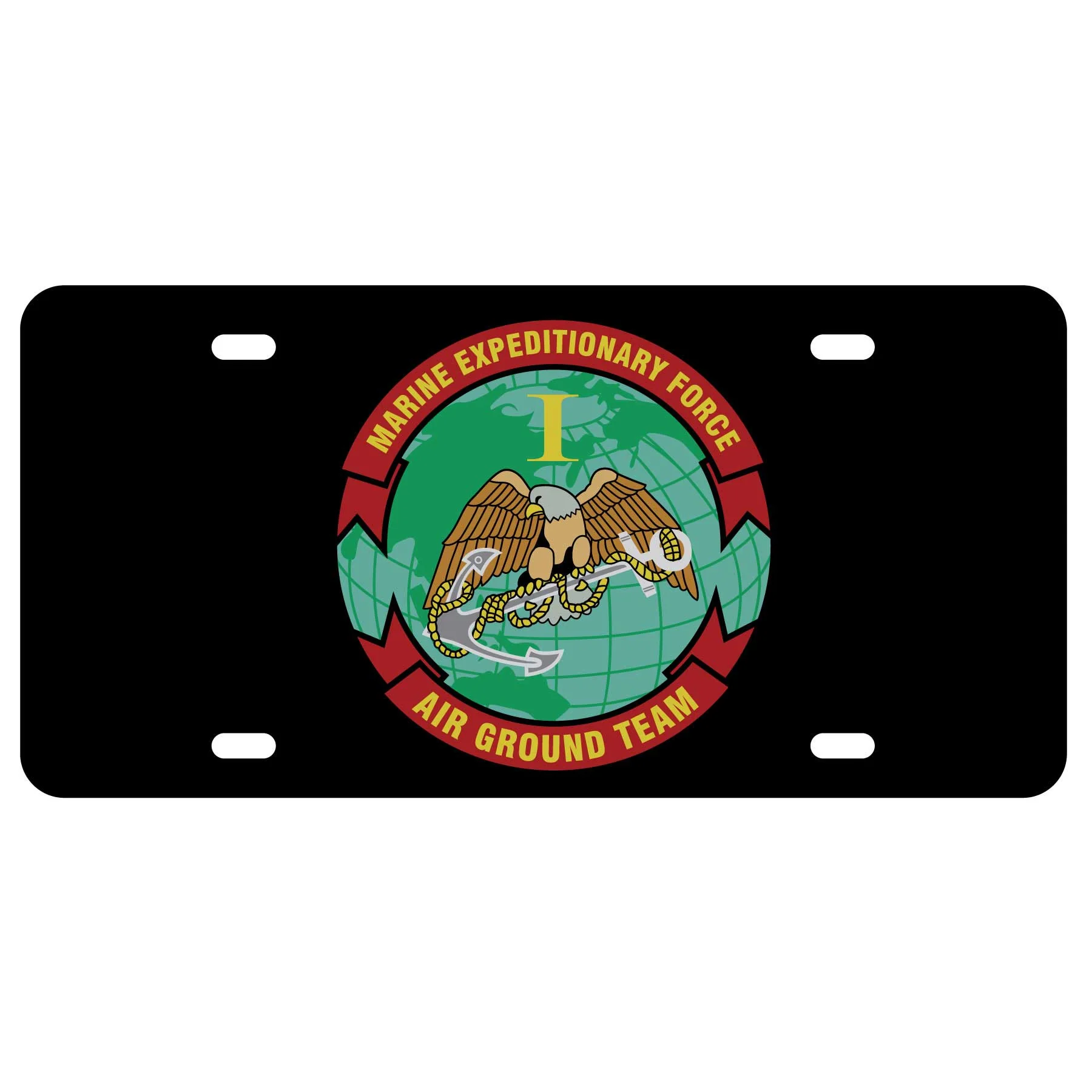 1st MEF Air Ground Team License Plate