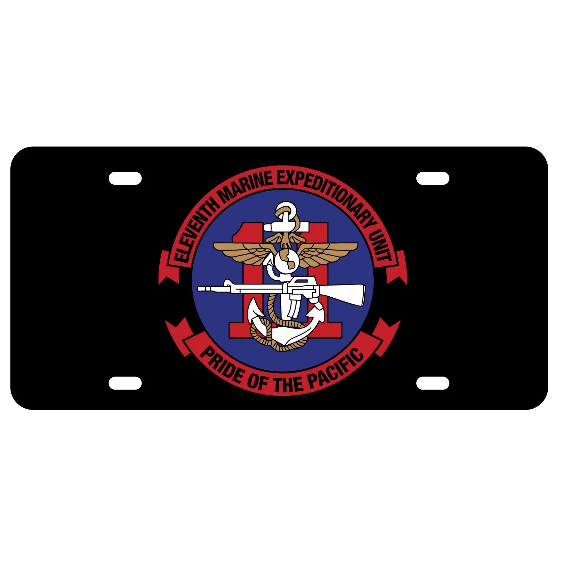 11th MEU Pride of the Pacific License Plate