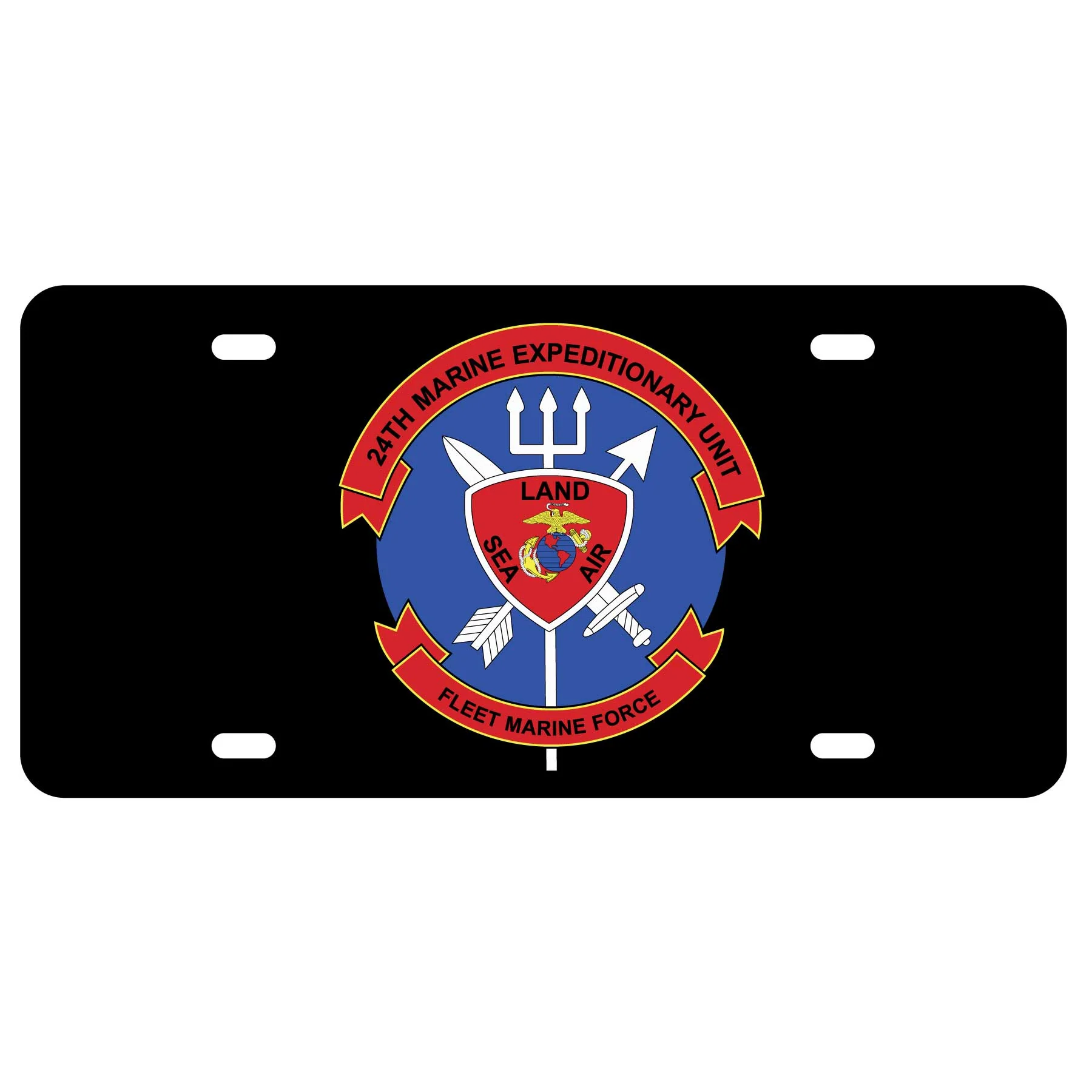 24th MEU Fleet Marine Force License Plate