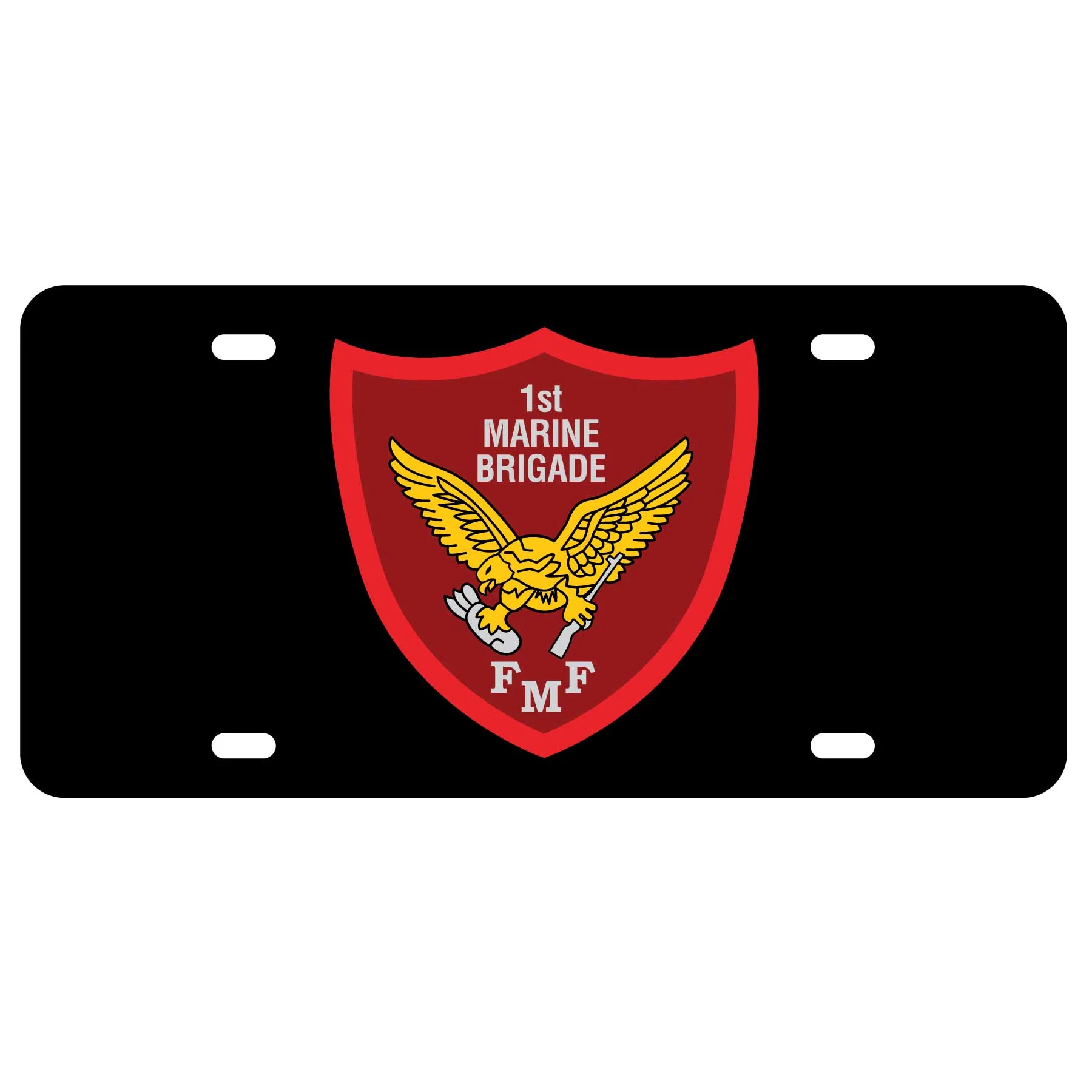 1st Marine Brigade License Plate