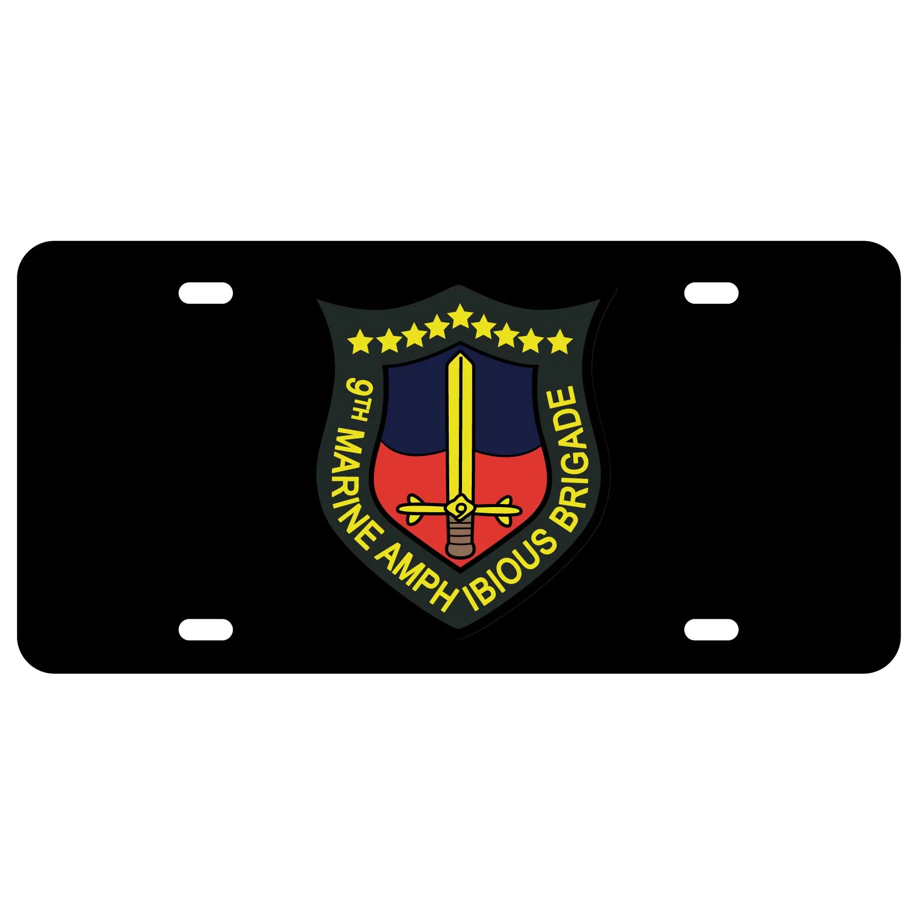 9th Marine Amphibious Brigade License Plate