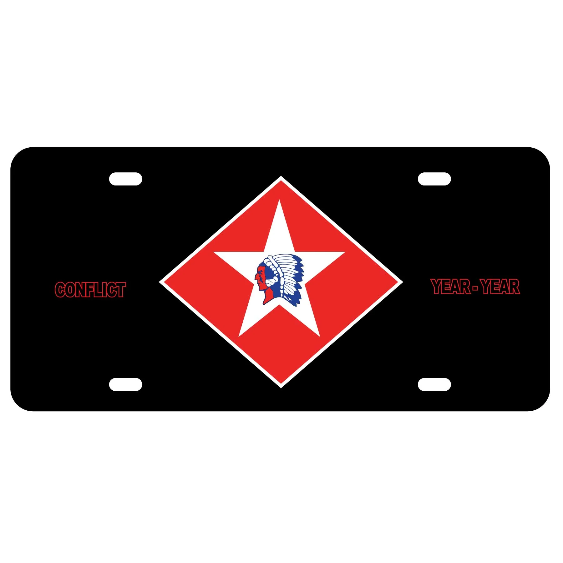 1st Battalion 6th Marines License Plate - Image 2