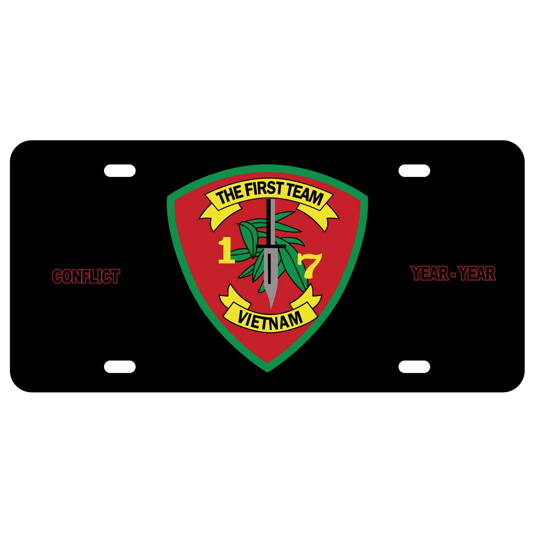 1/7 Vietnam First Team License Plate - Image 2