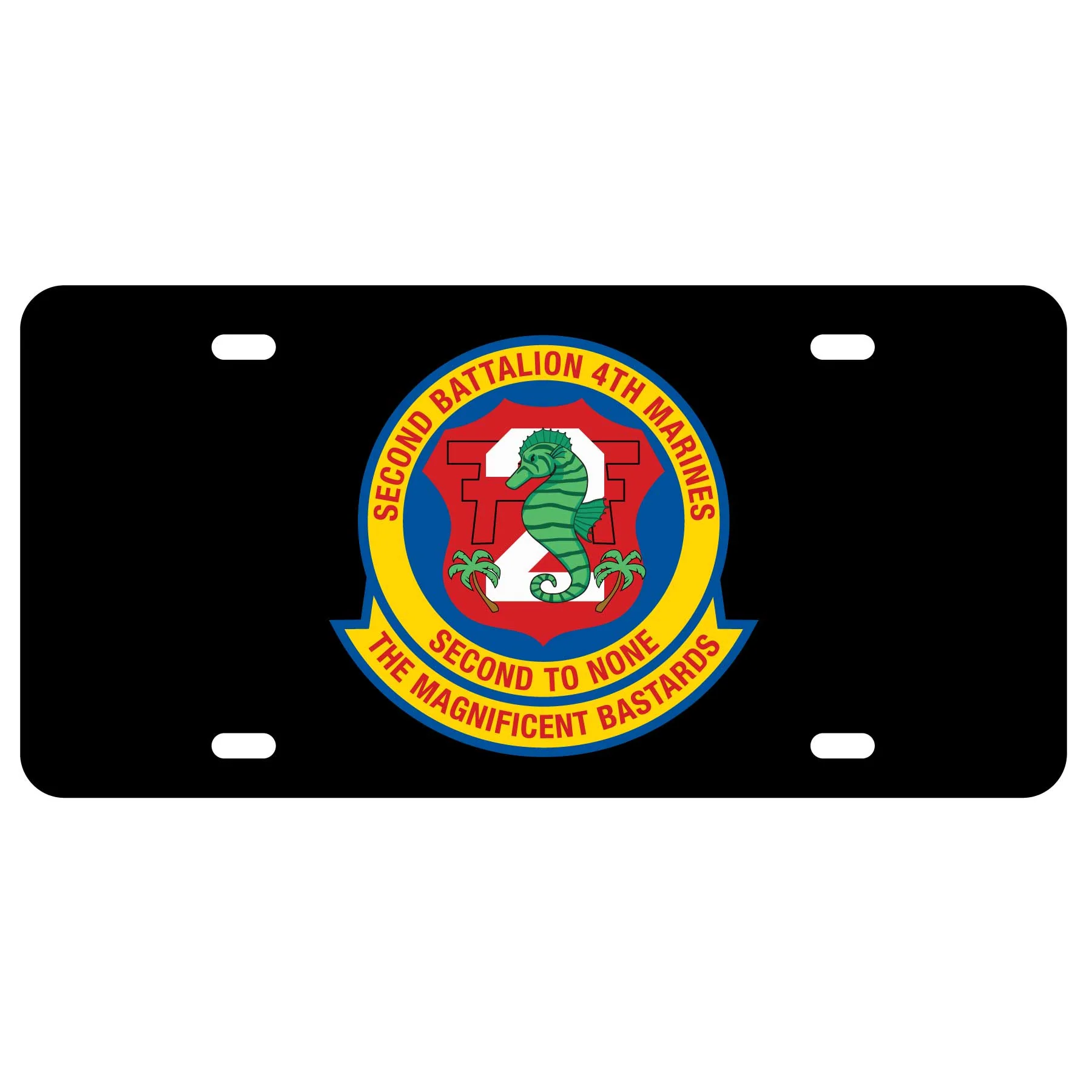 2nd Battalion 4th Marines License Plate