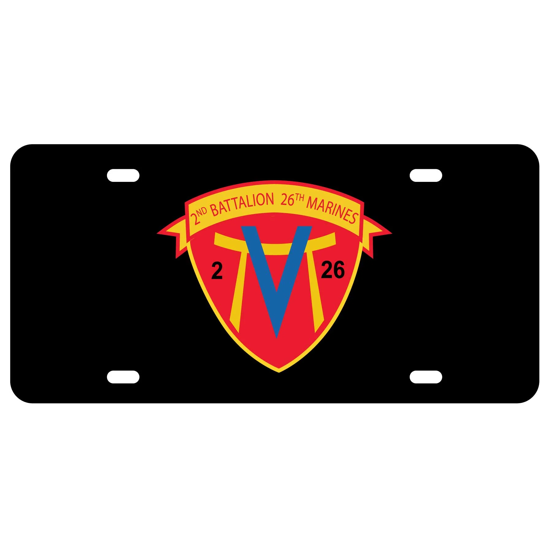 2nd Battalion 26th Marines License Plate