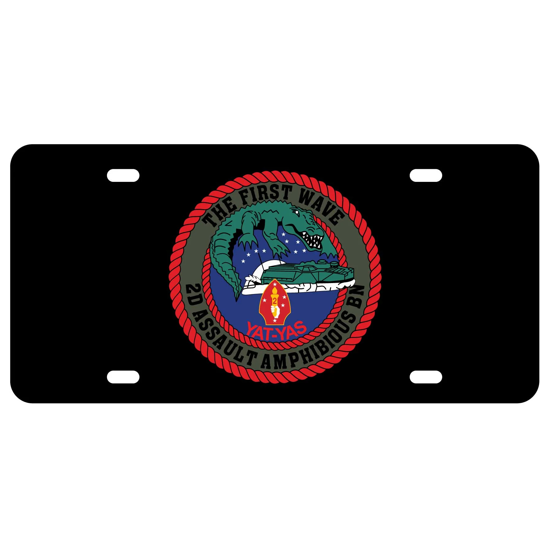 2nd Assualt Amphibious Battalion License Plate