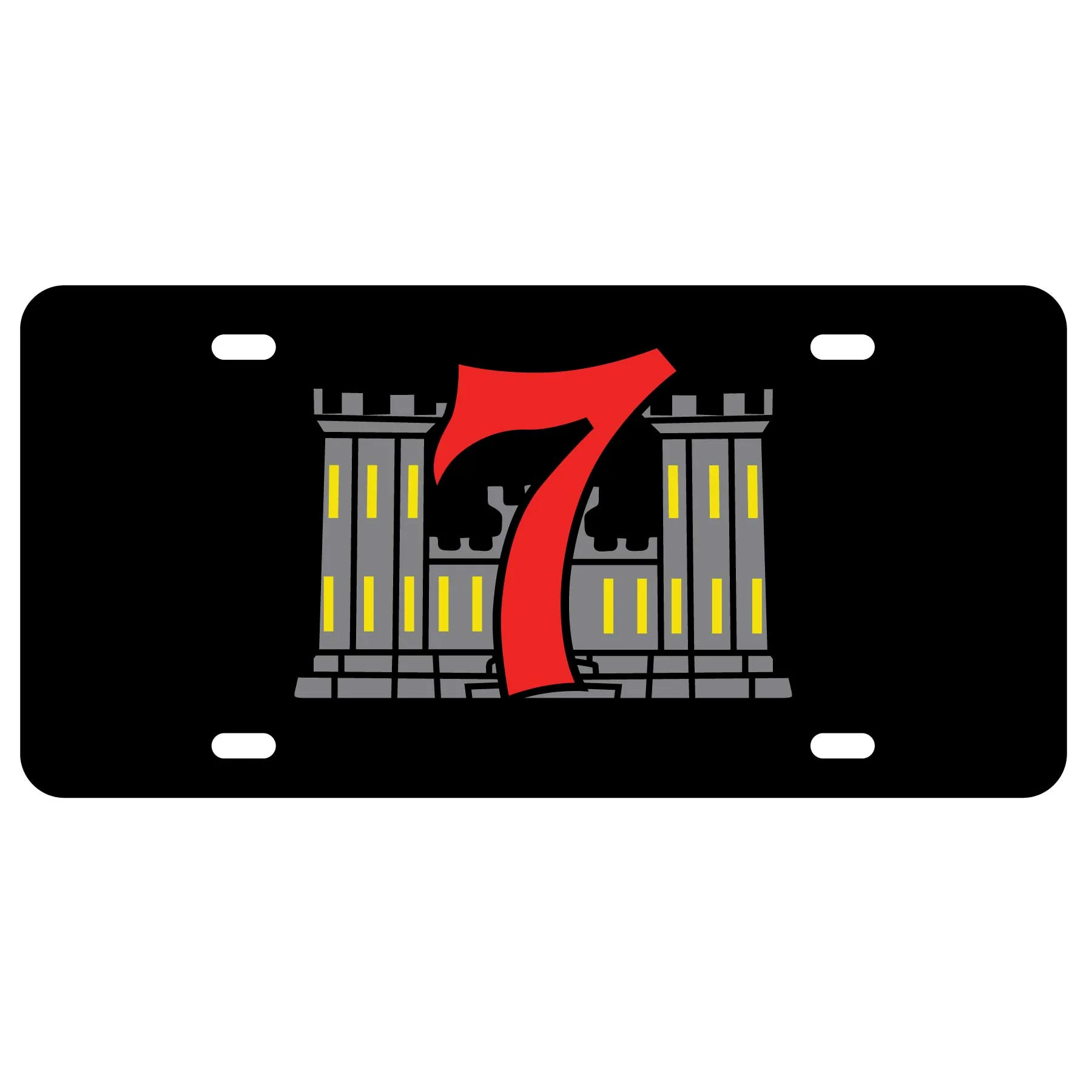 7th Engineers Battalion License Plate