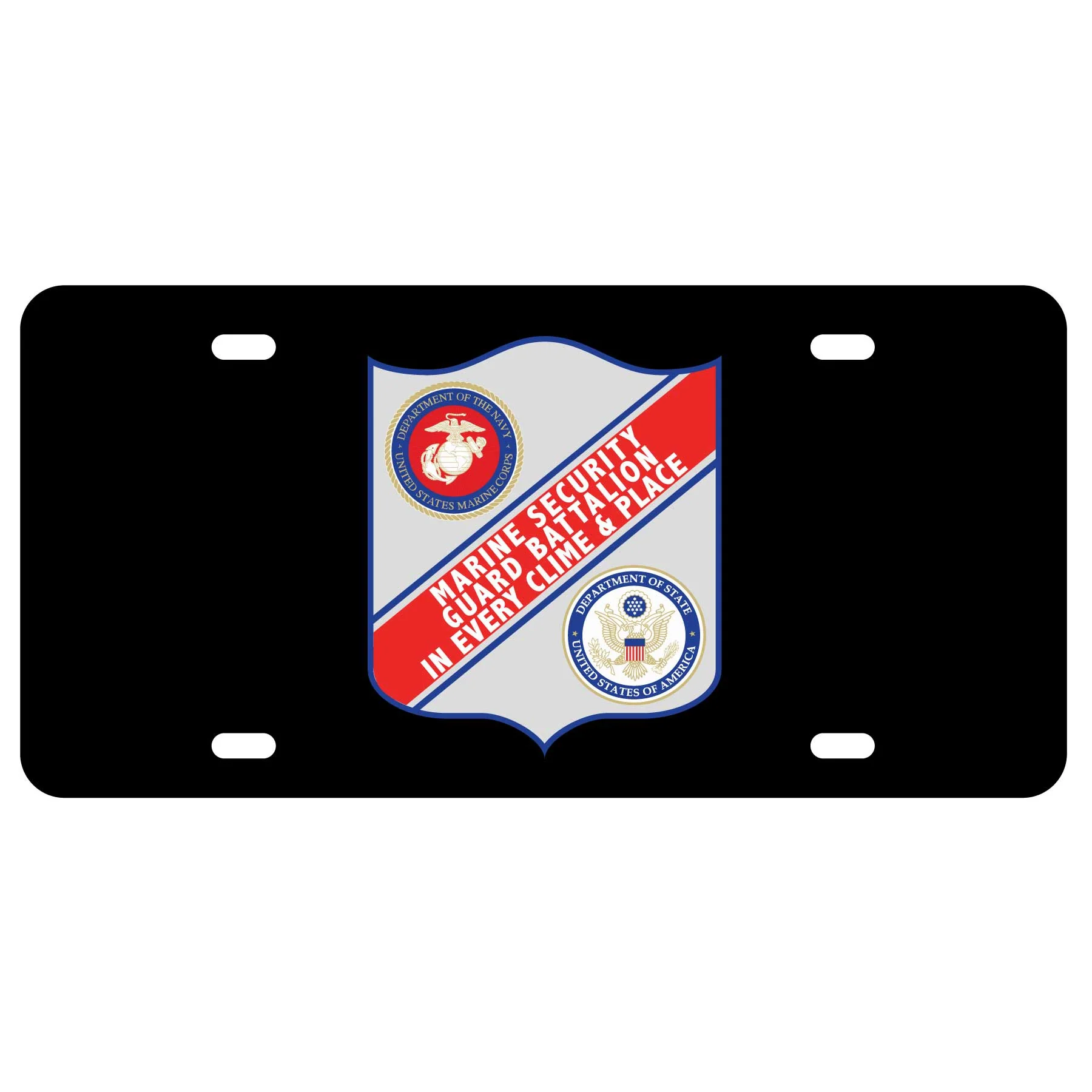 Marine Security Guard Battalion License Plate