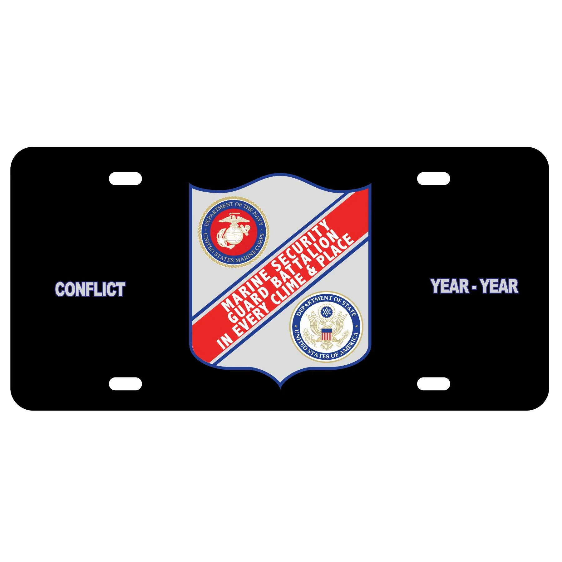 Marine Security Guard Battalion License Plate - Image 2