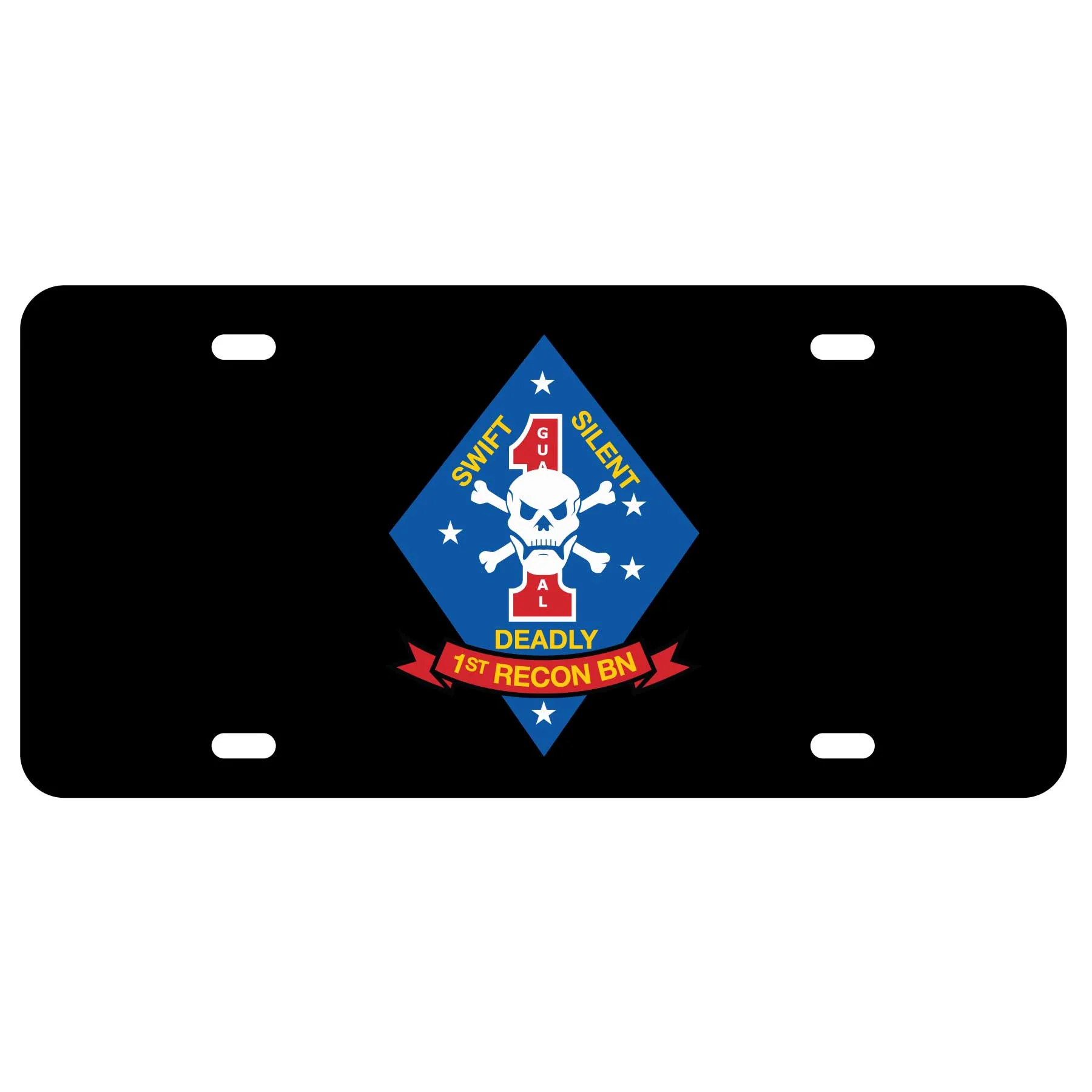 1st Recon Battalion License Plate