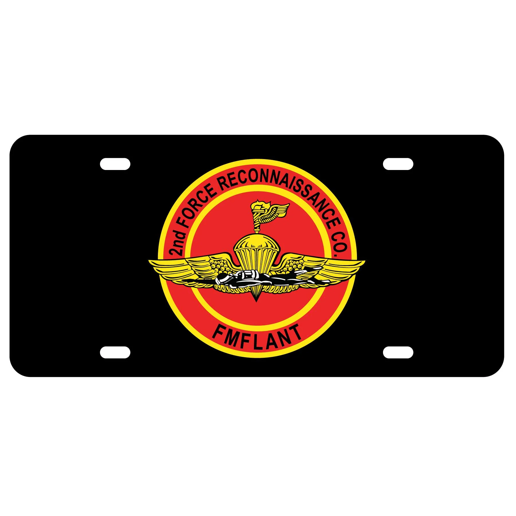 2nd Force Reconnaissance Company License Plate