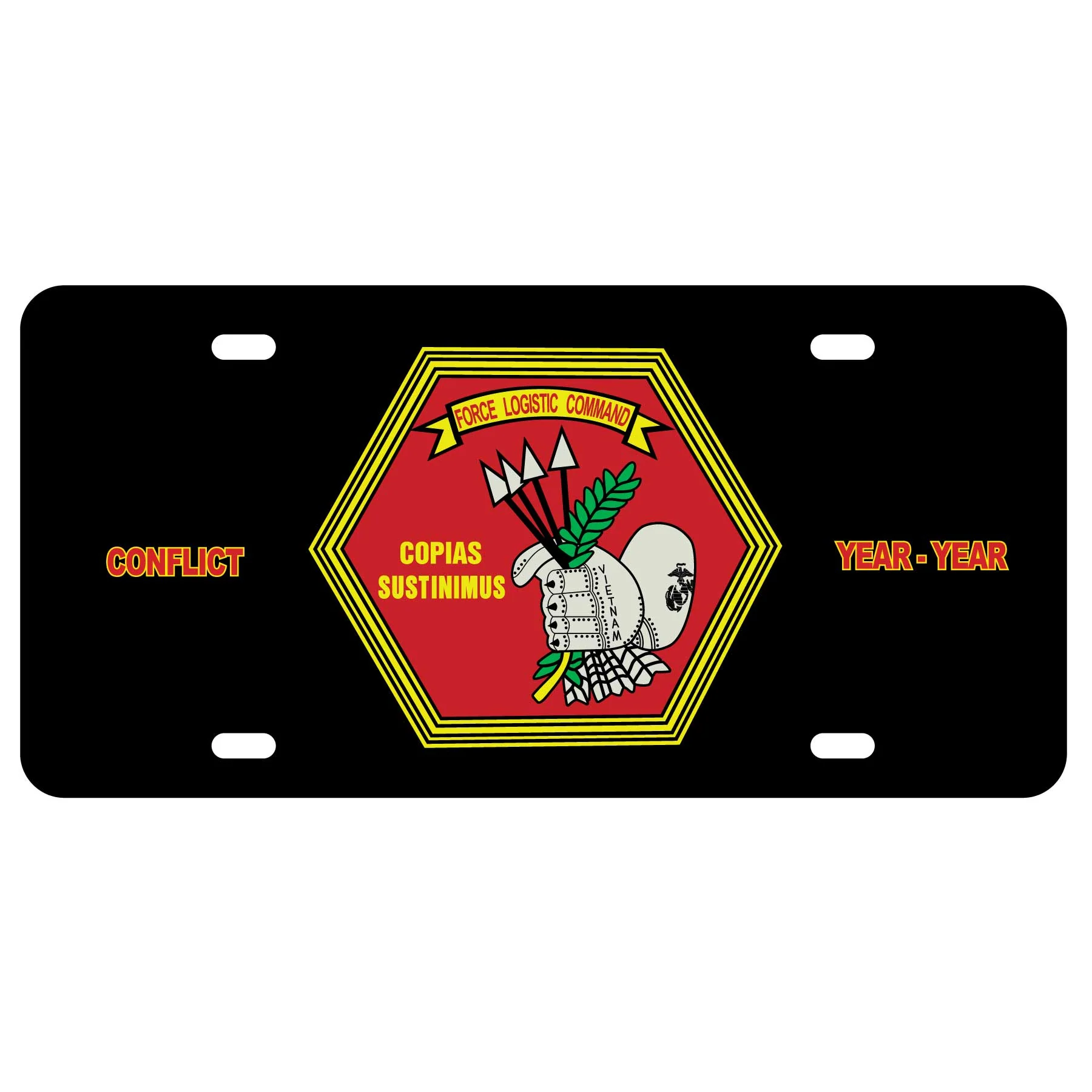 Force Logistics Command License Plate - Image 2