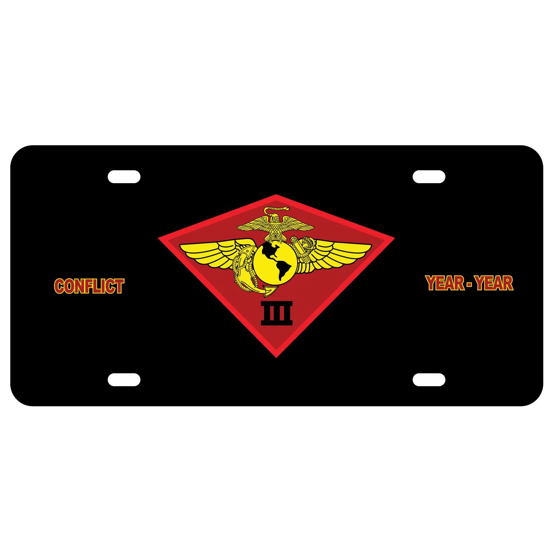 3rd Marine Air Wing License Plate - Image 2