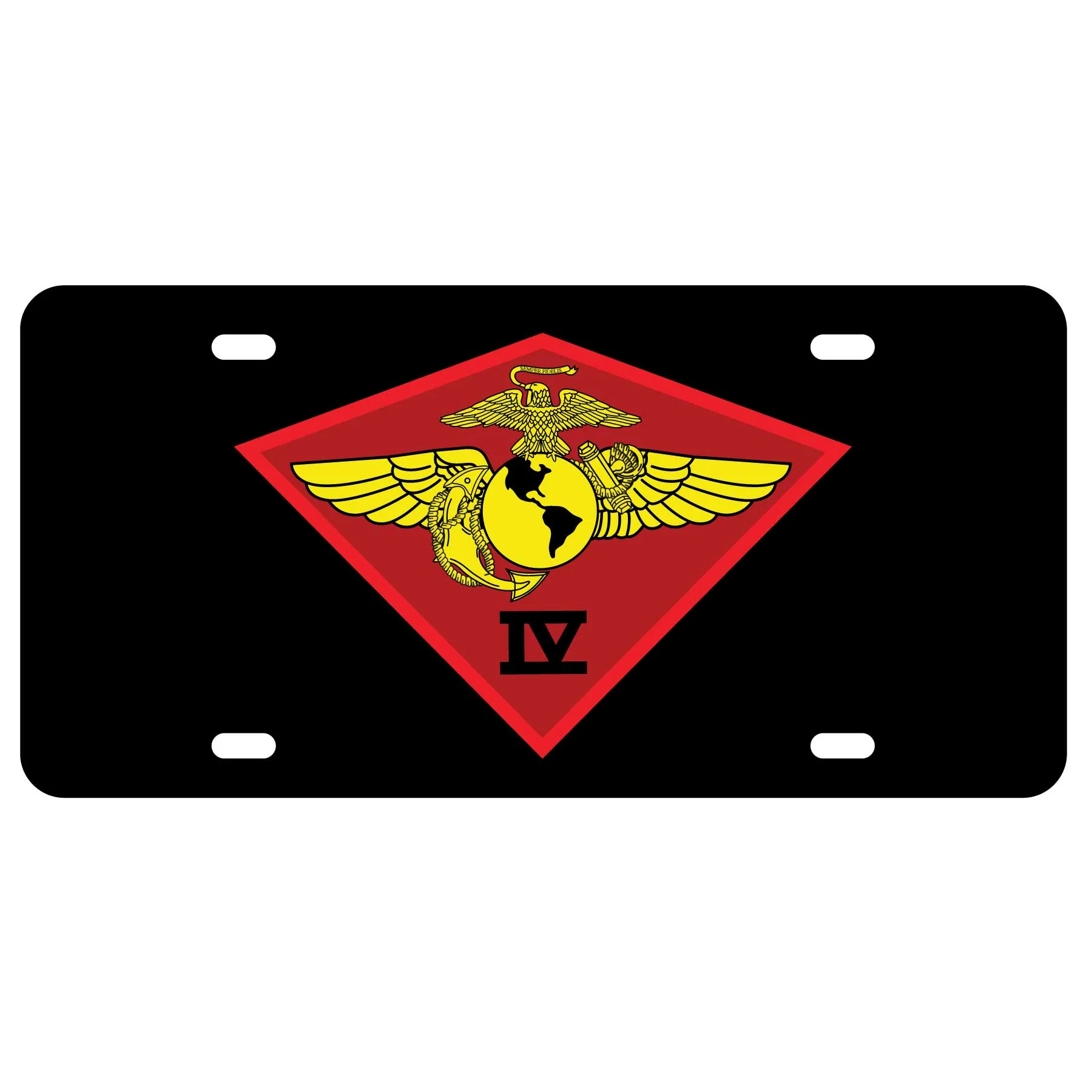 4th Marine Air Wing License Plate