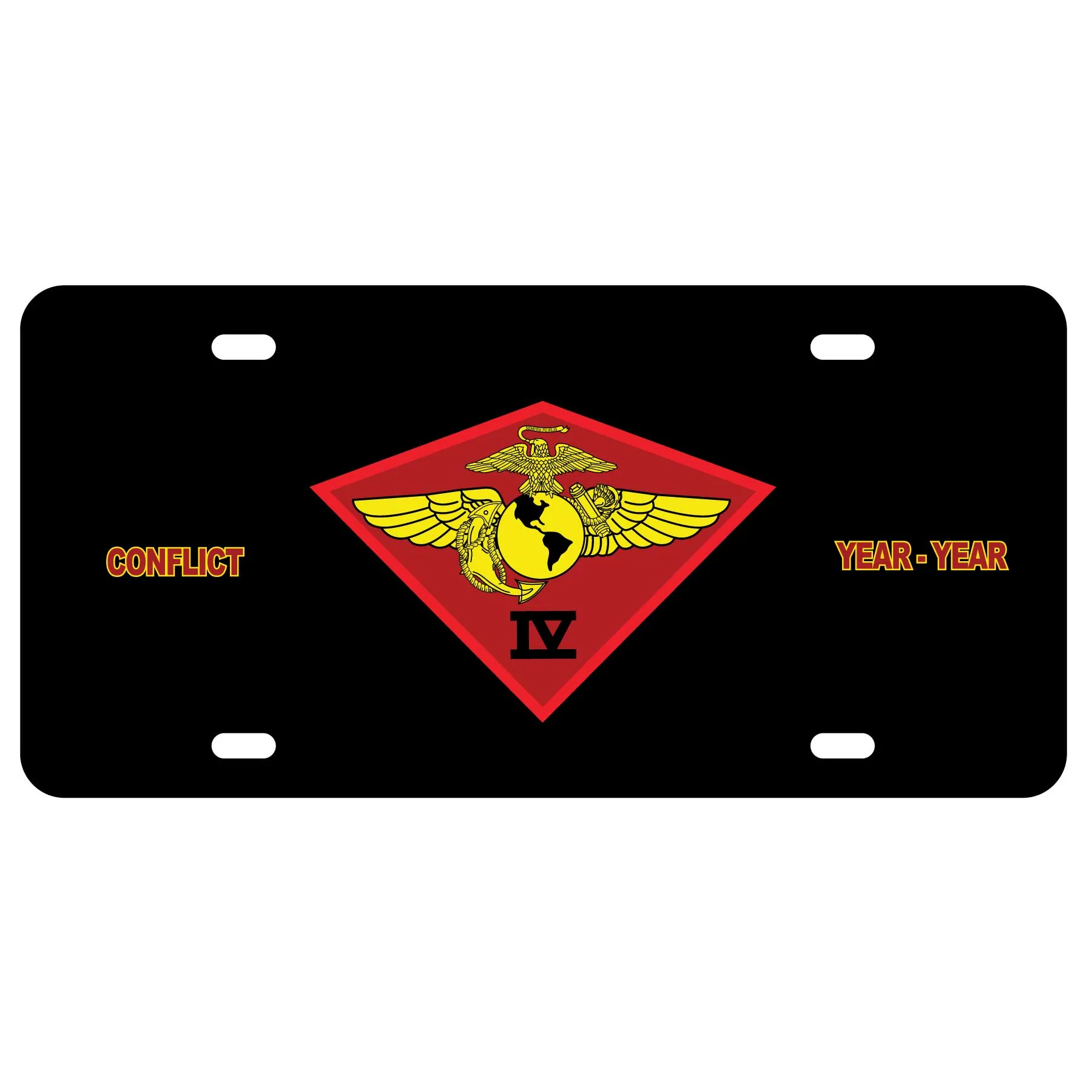 4th Marine Air Wing License Plate - Image 2