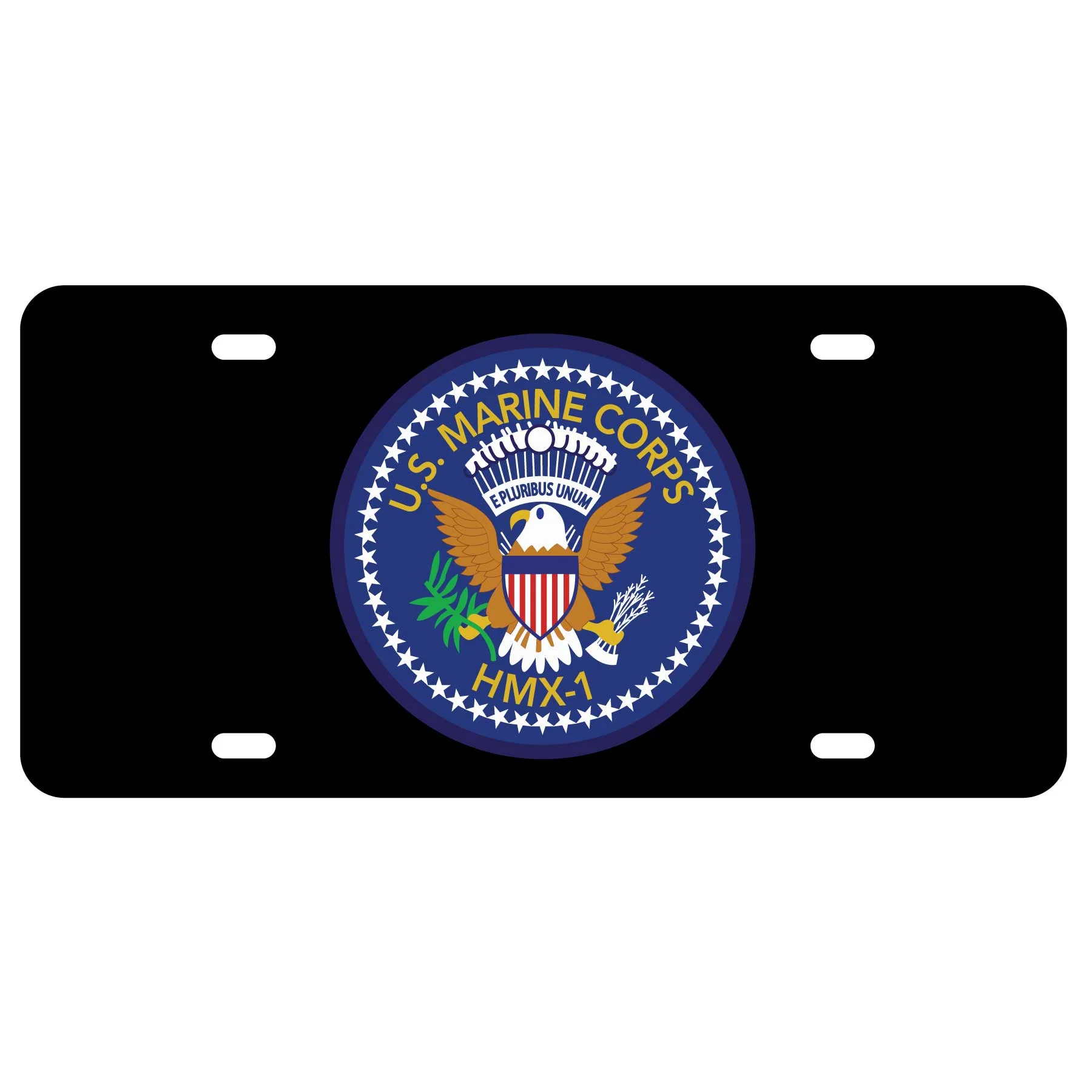 HMX-1 License Plate- Blue