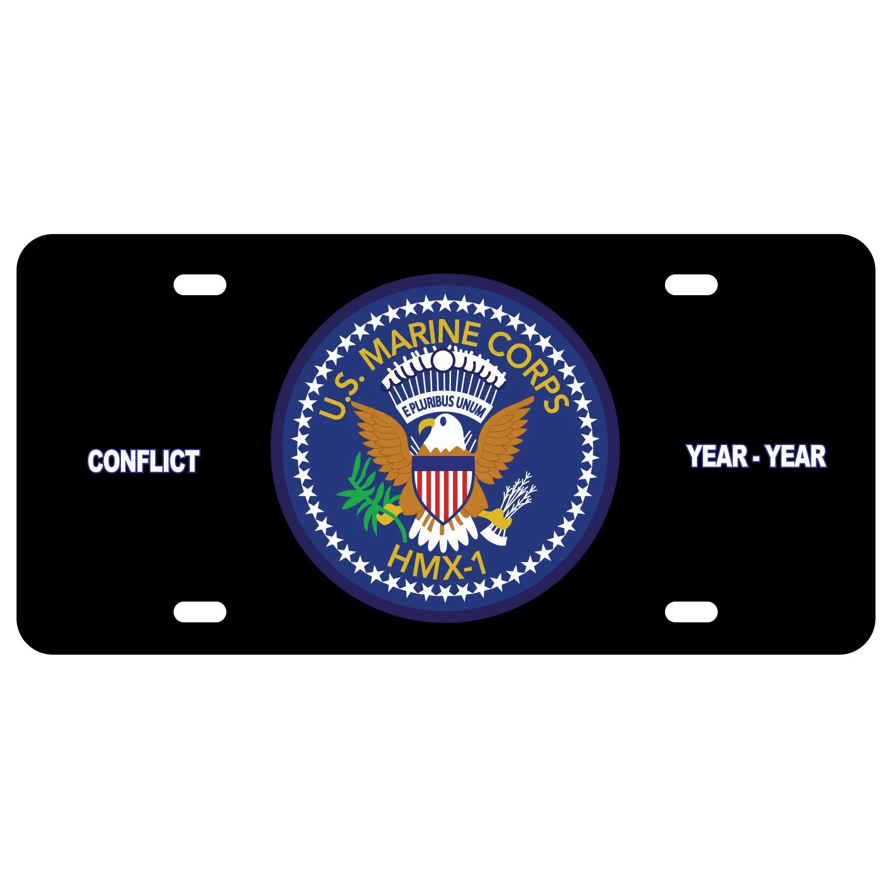 HMX-1 License Plate- Blue - Image 2