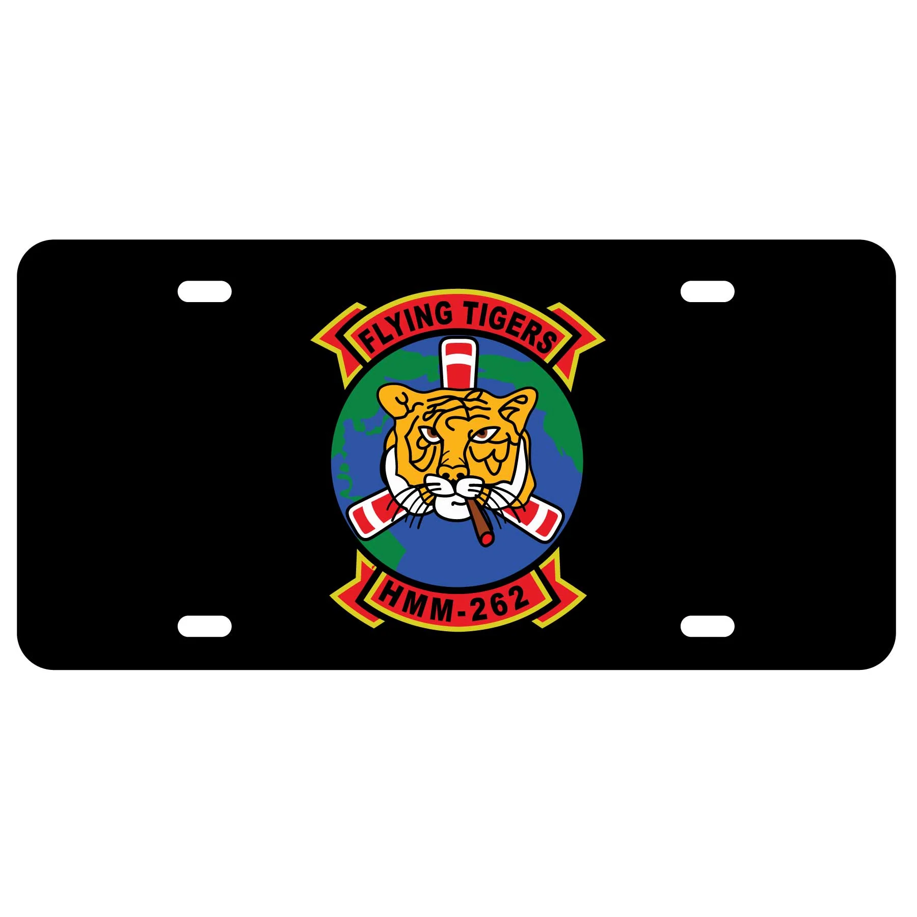 HMM-262 Flying Tigers License Plate