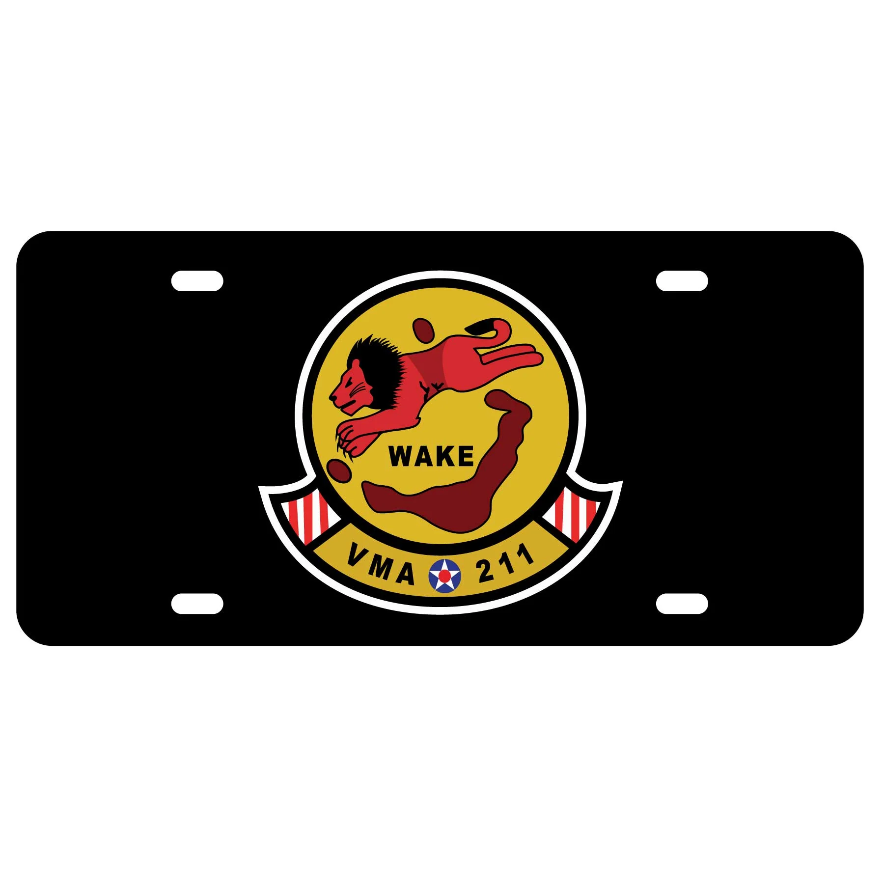 VMA-211 License Plate