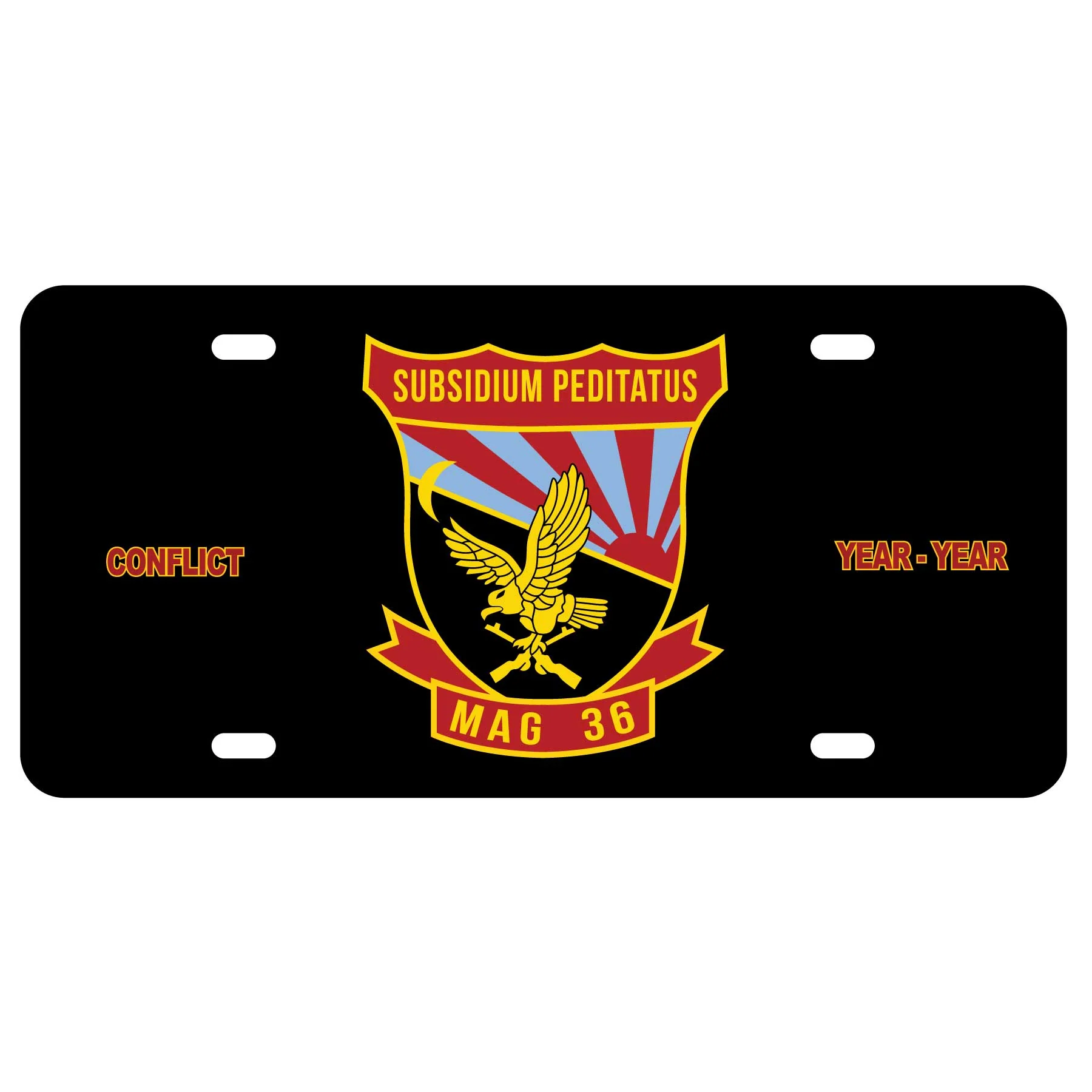 MAG-36 License Plate - Image 2