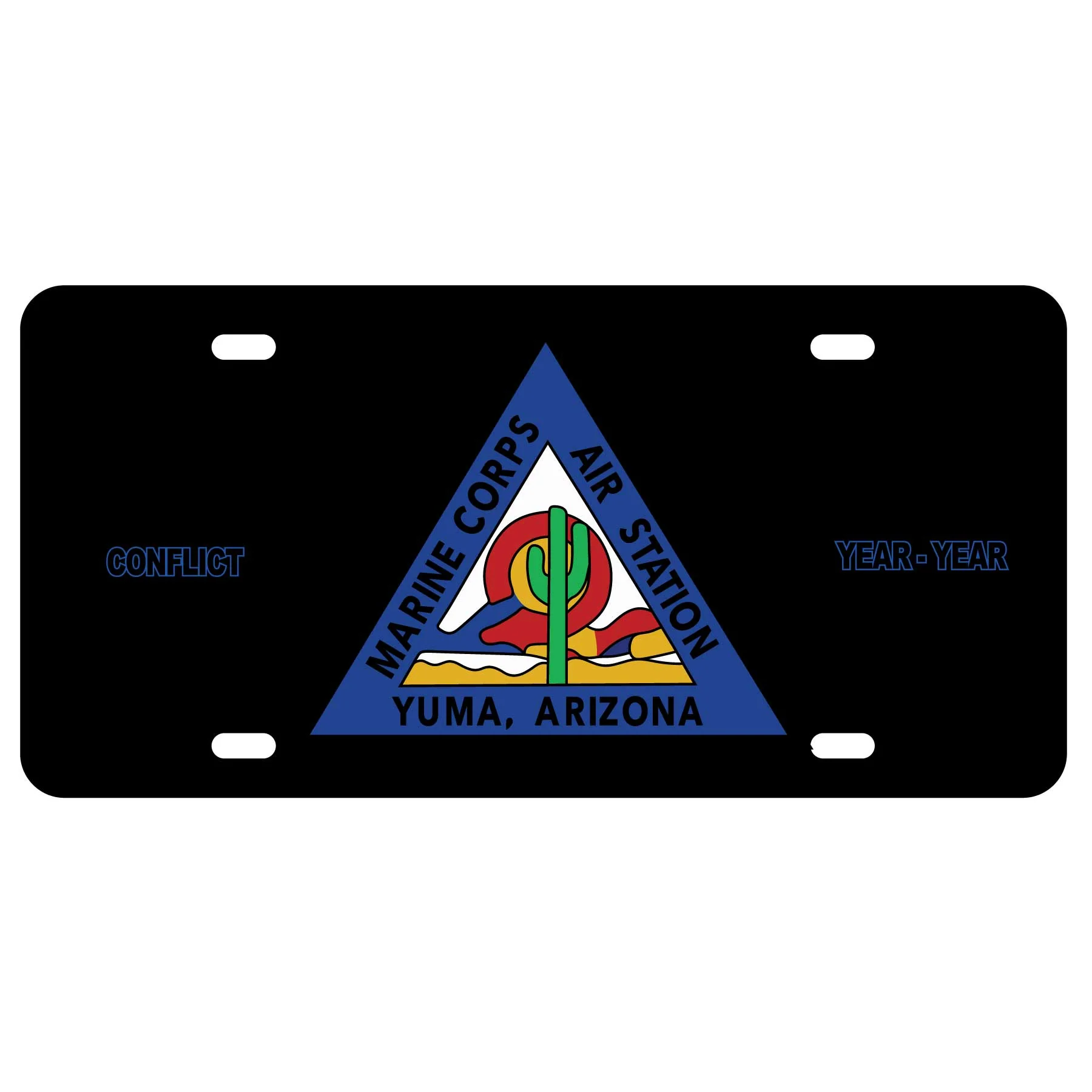 Marine Corps Air Station Arizona License Plate - Image 2