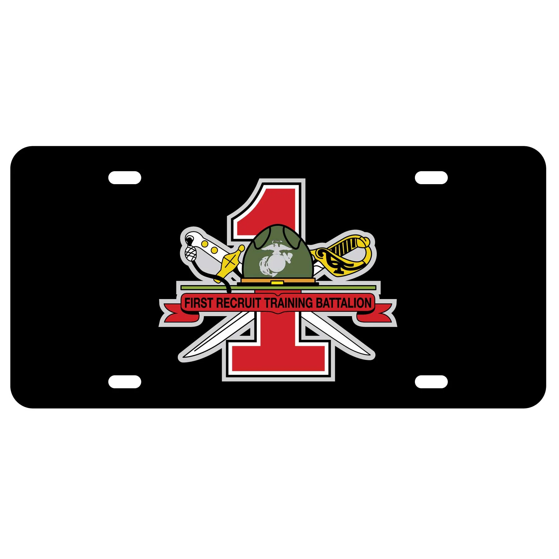 1st Recruit Training Battalion License Plate