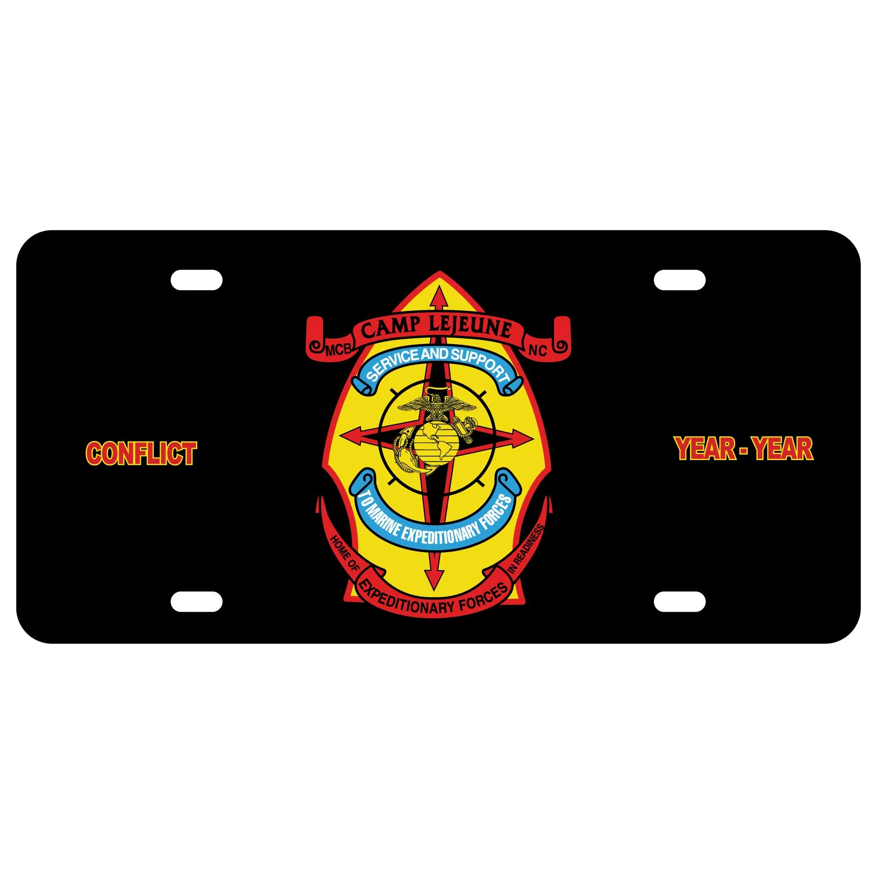 MCB Camp Lejeune License Plate - Image 2