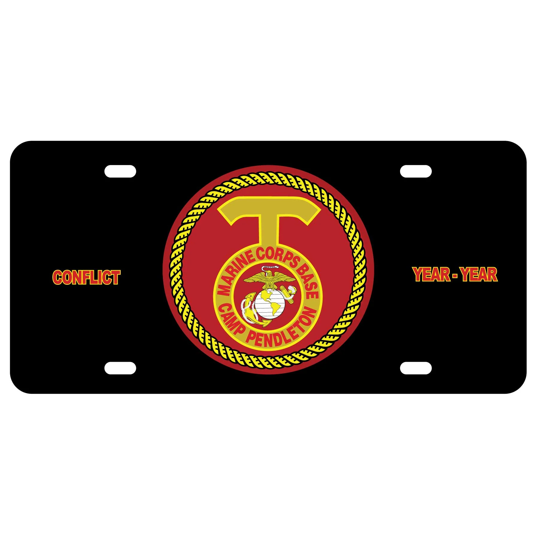 Marine Corps Base Camp Pendleton License Plate - Image 2