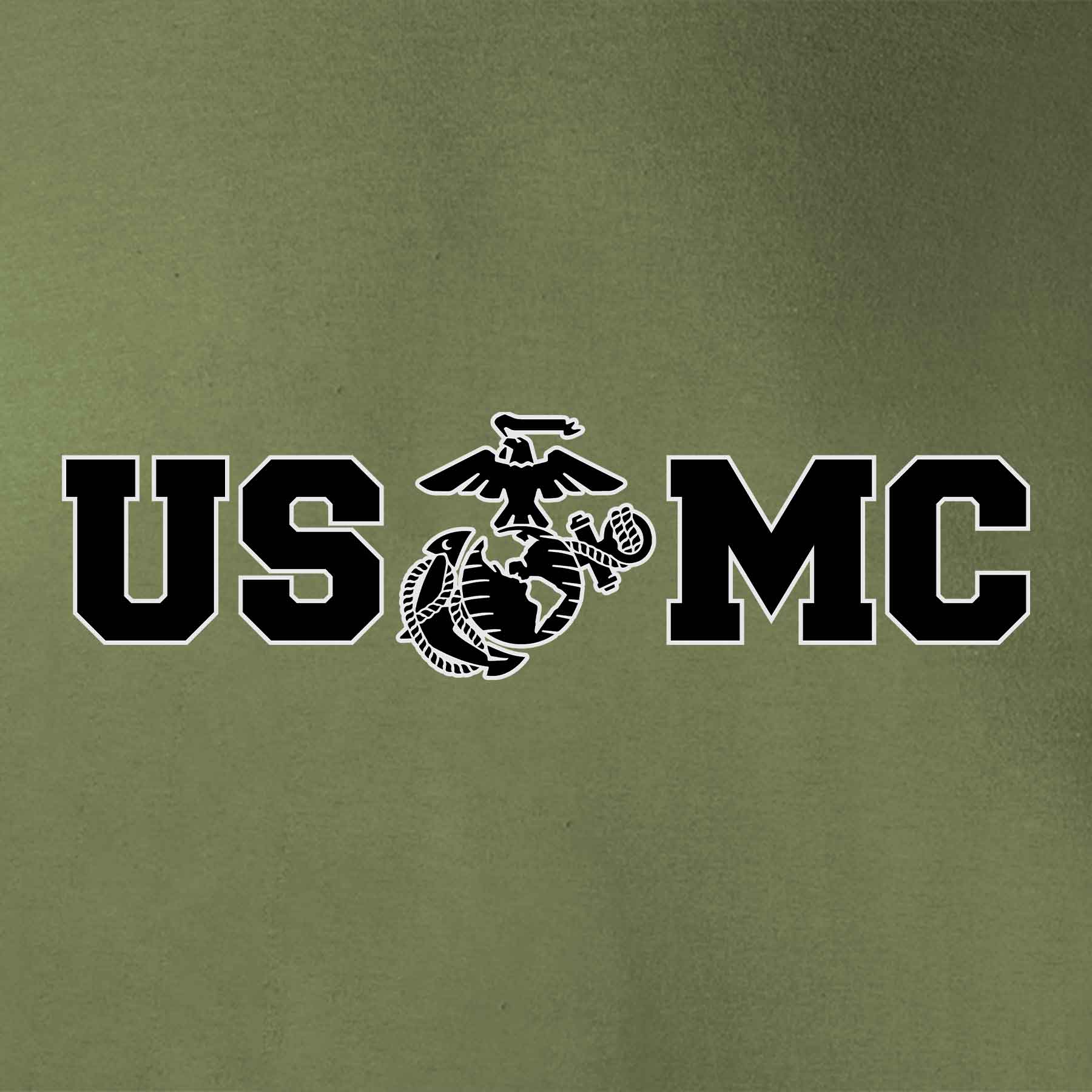 Bold USMC Long Sleeve T-Shirt - Image 3