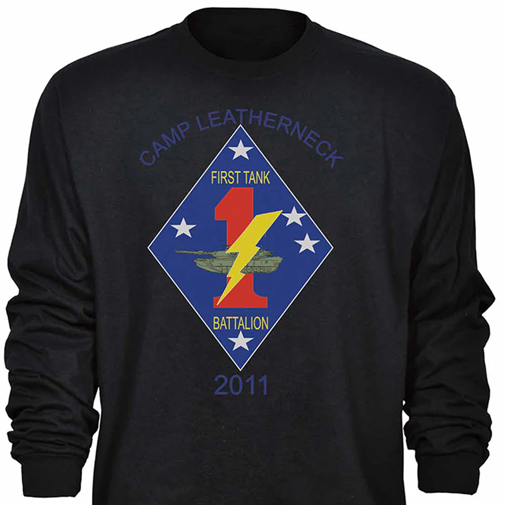 1st Tank Battalion Long Sleeve T-Shirt - Image 4