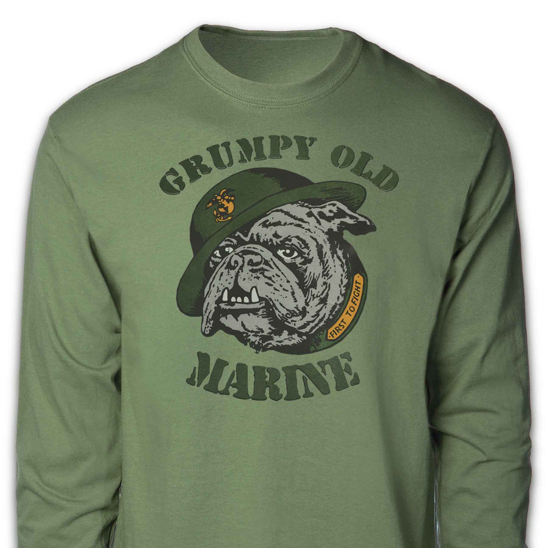 Grumpy Old Marine Long Sleeve - Image 4