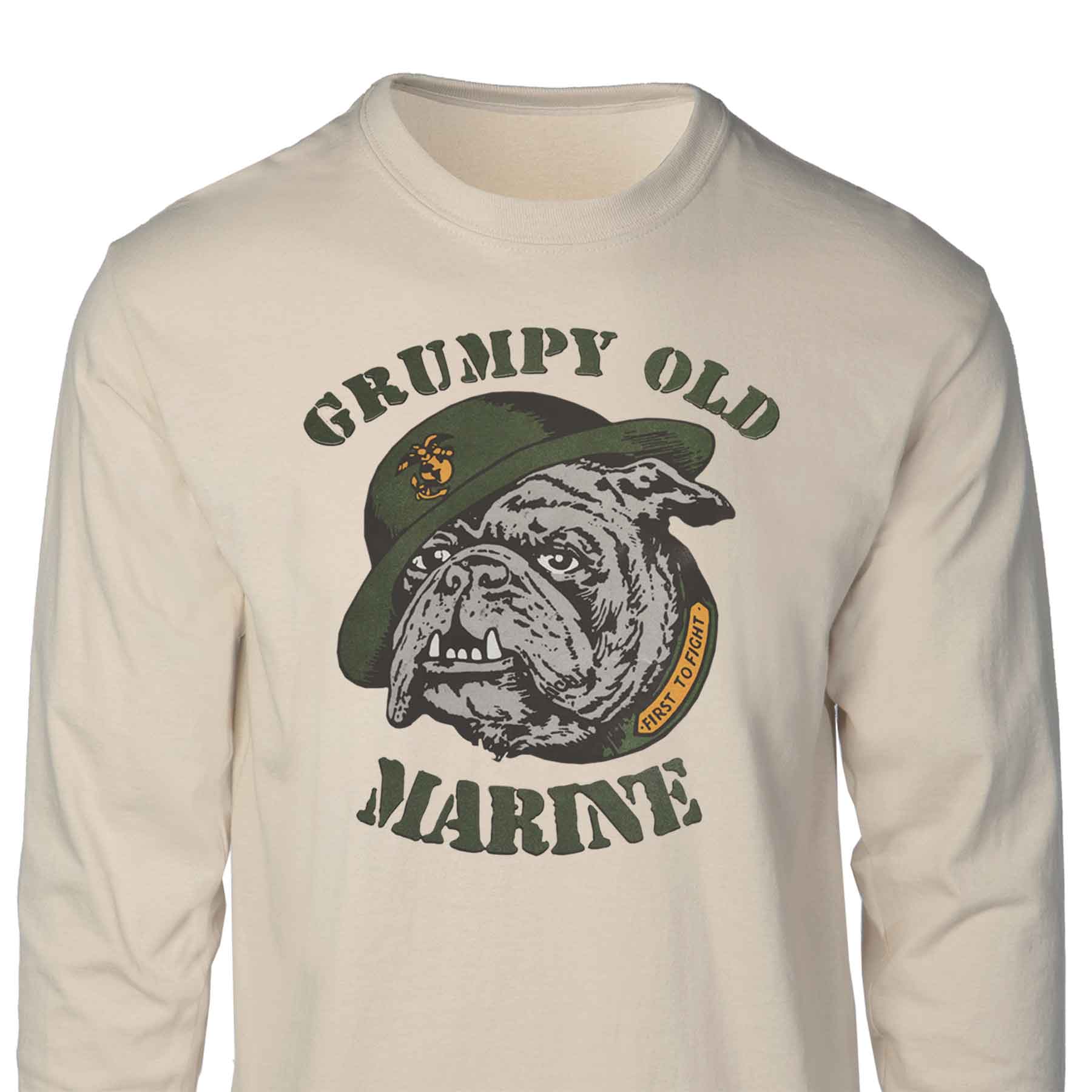 Grumpy Old Marine Long Sleeve - Image 6