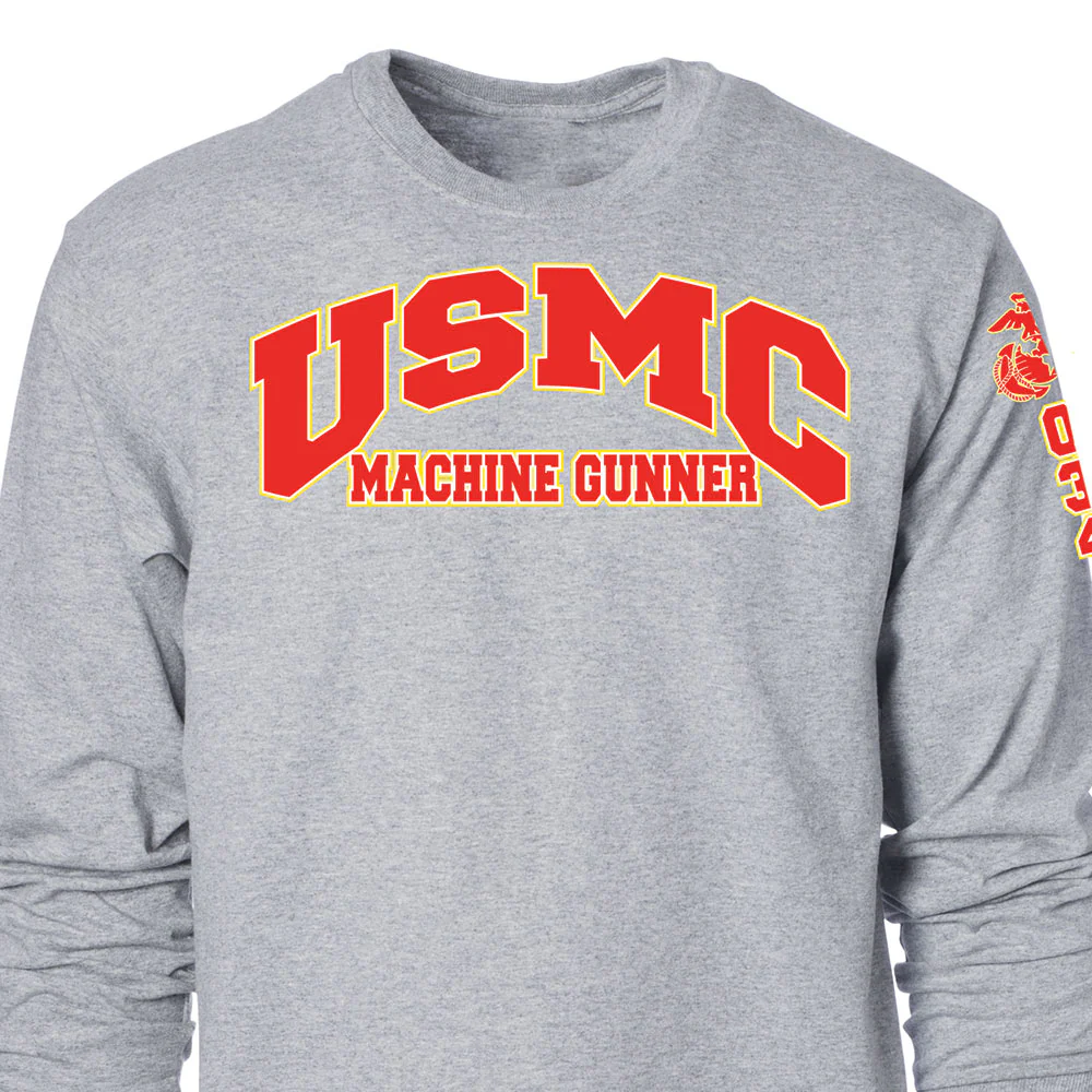 USMC MOS Long Sleeve T-Shirt - Image 2