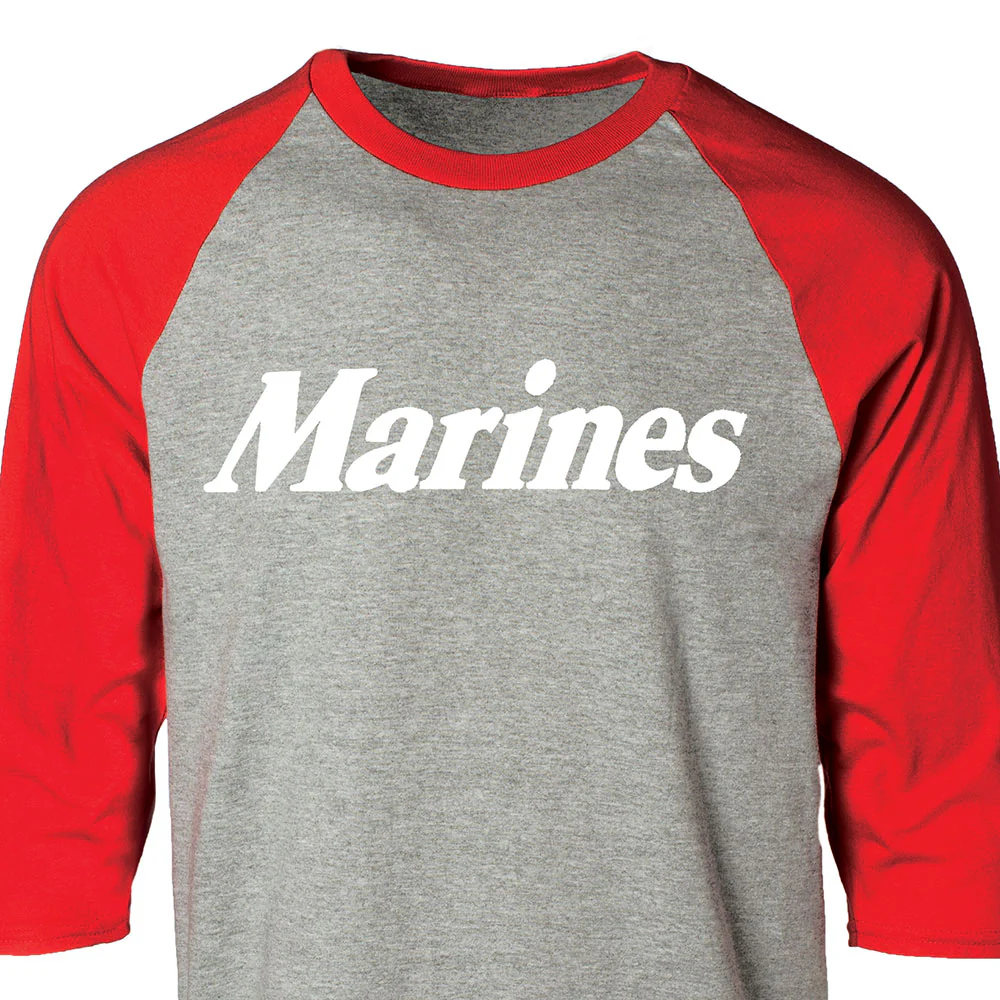 Marines Baseball Raglan T-Shirt - Image 4