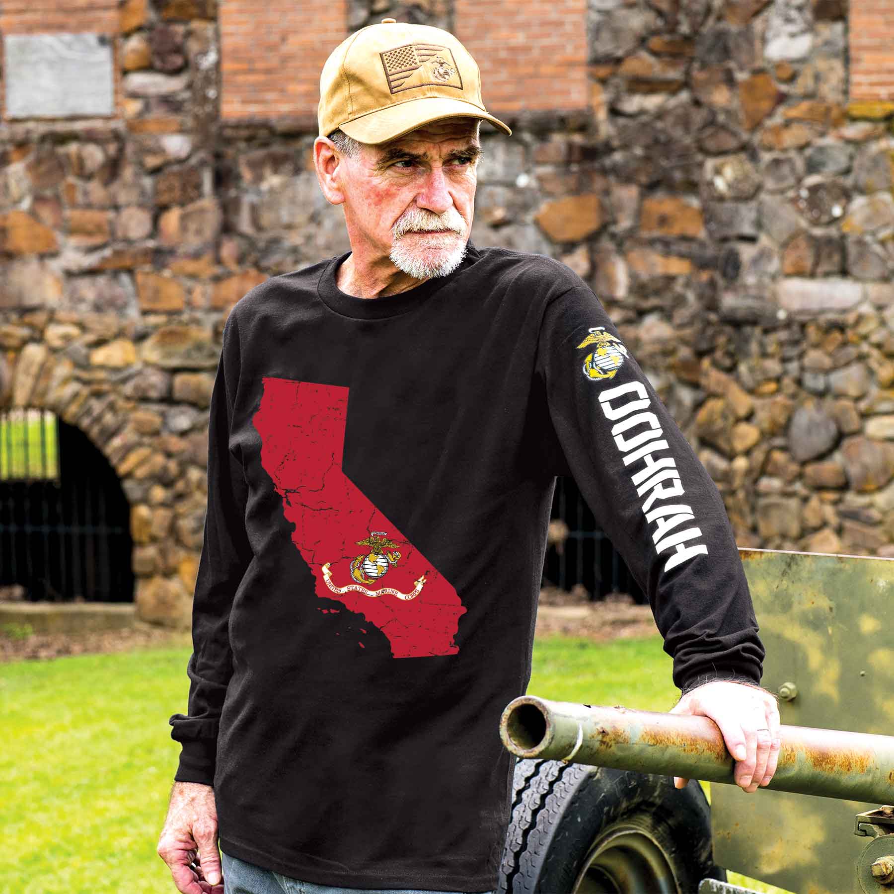 USMC Choose Your State Long Sleeve Shirt - Image 5