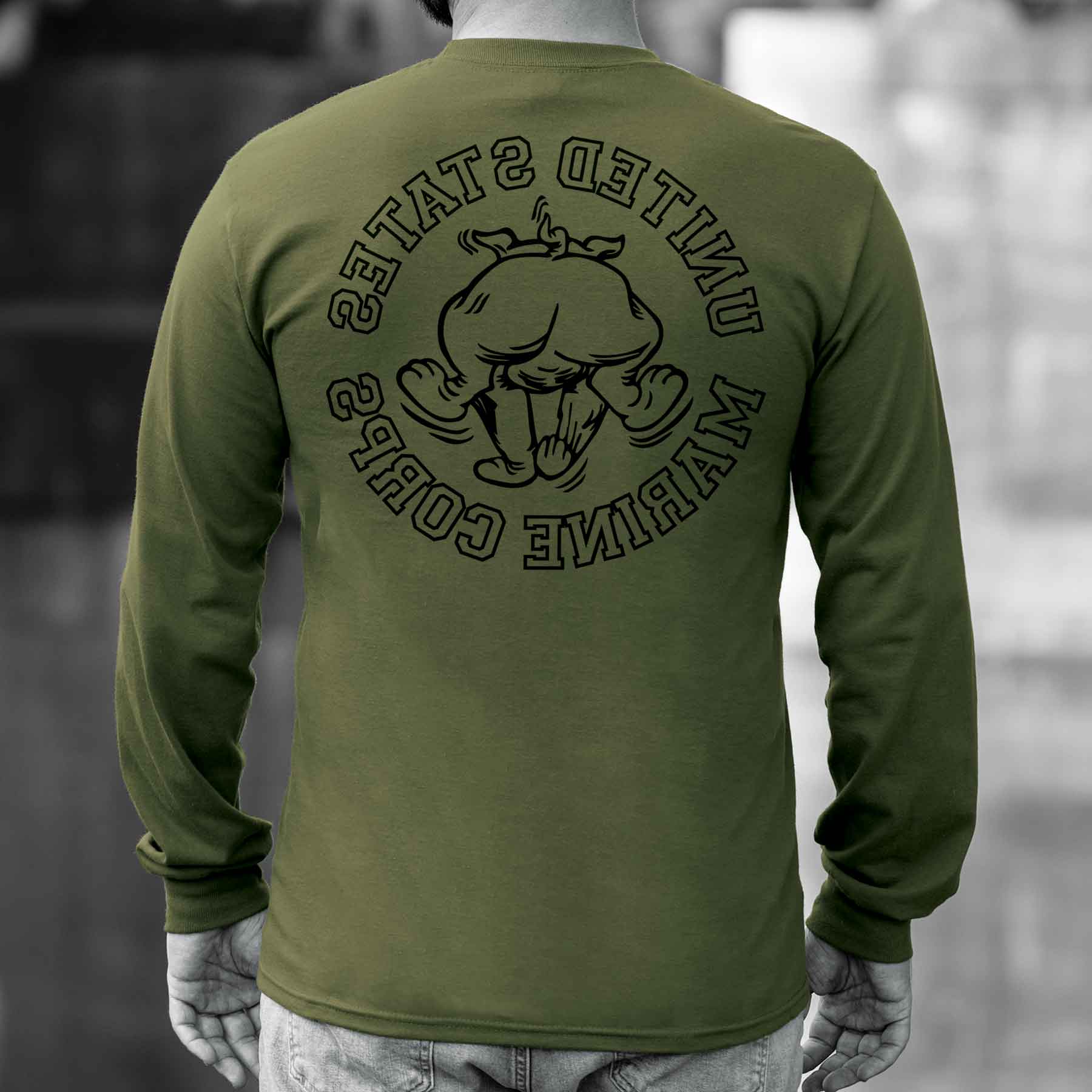 Vintage Bulldog Long Sleeve T-shirt - Image 11