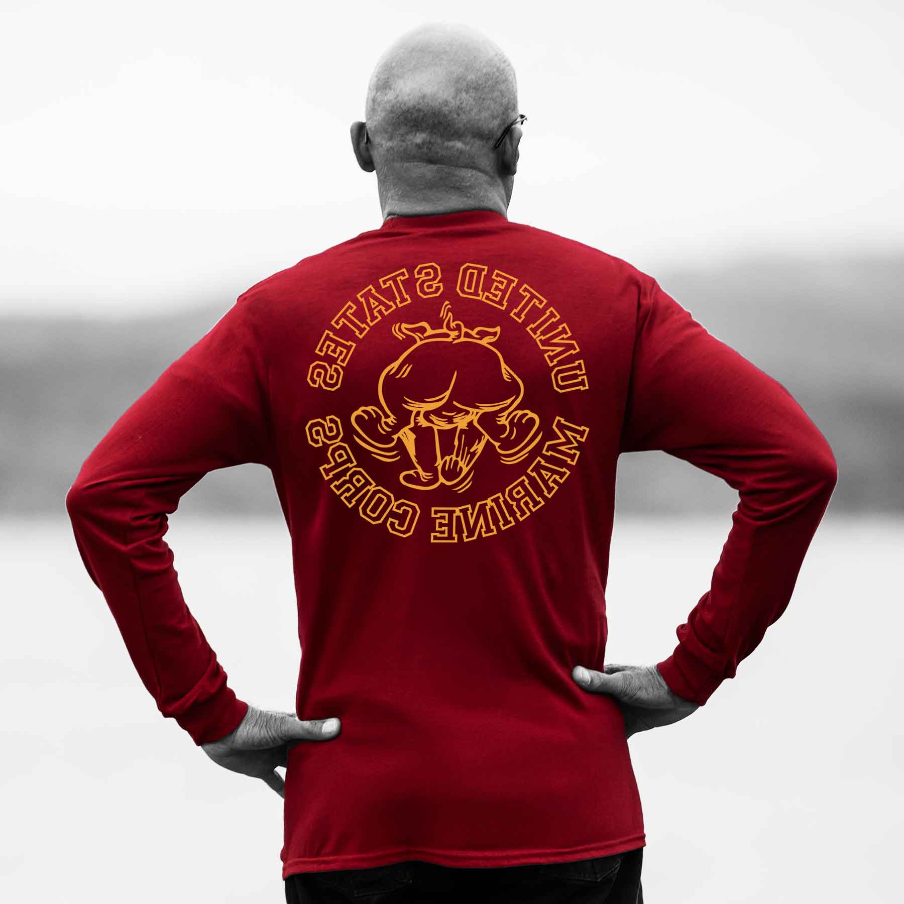 Vintage Bulldog Long Sleeve T-shirt - Image 5