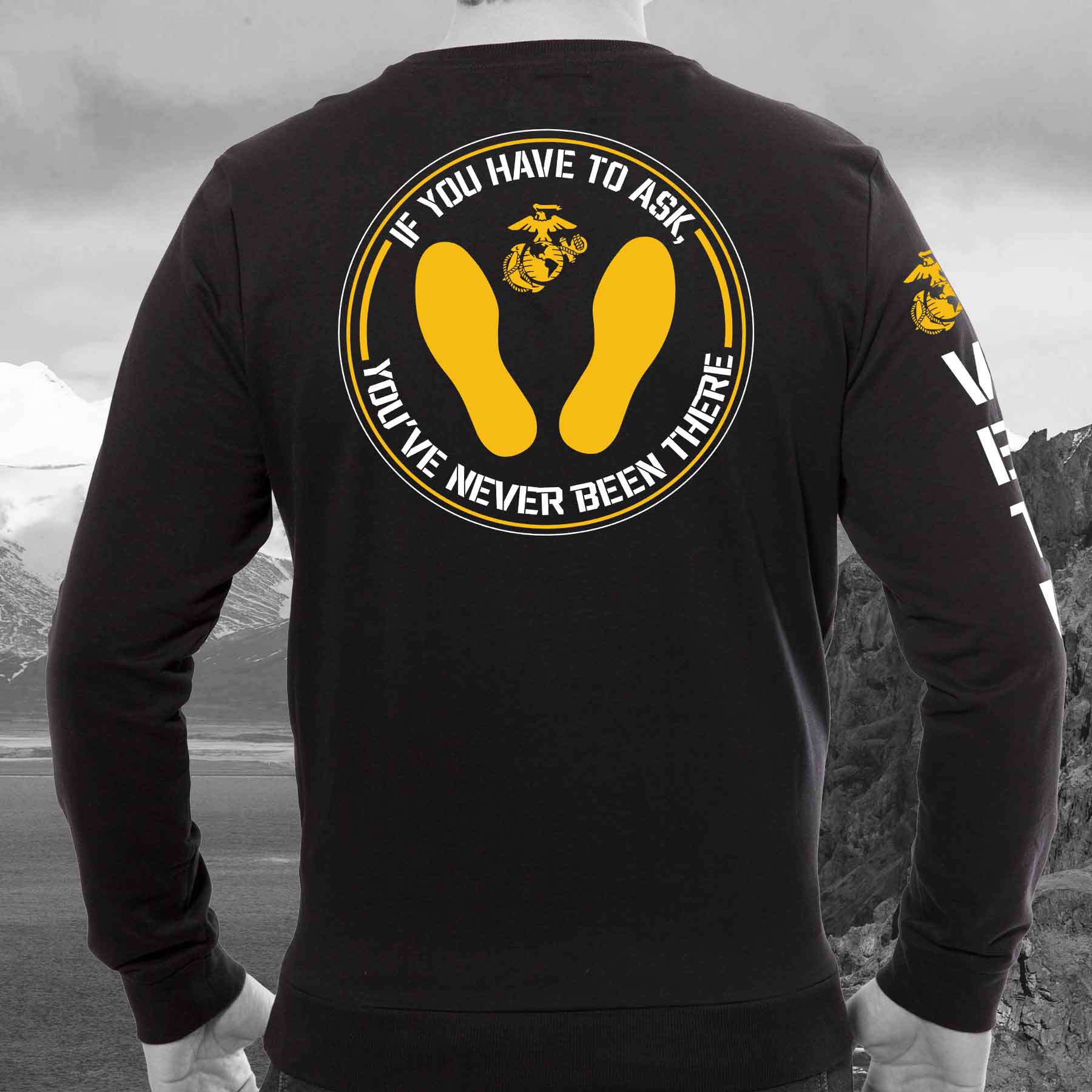 Marines Yellow Footprints Long Sleeve - Image 8