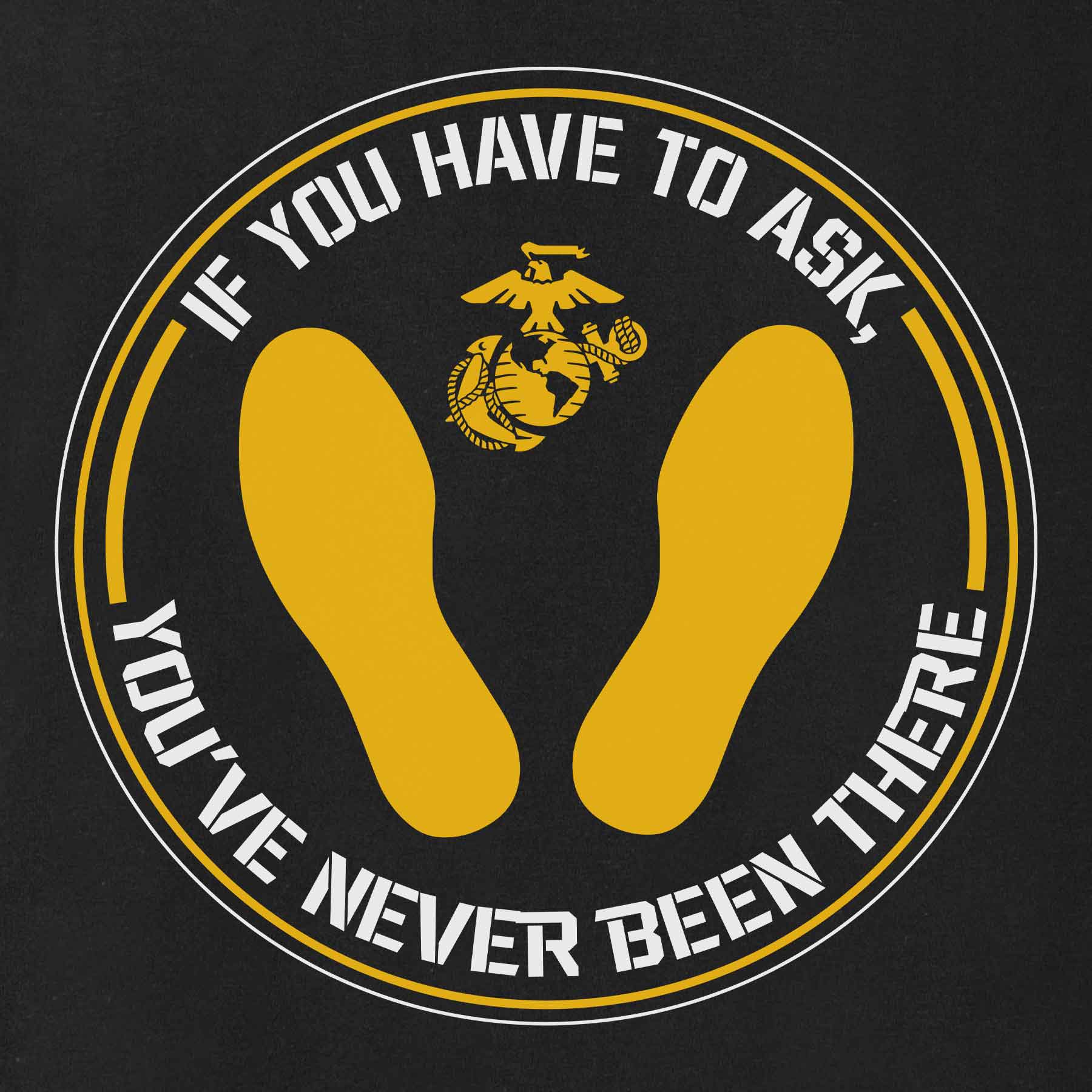 Marines Yellow Footprints Long Sleeve - Image 9