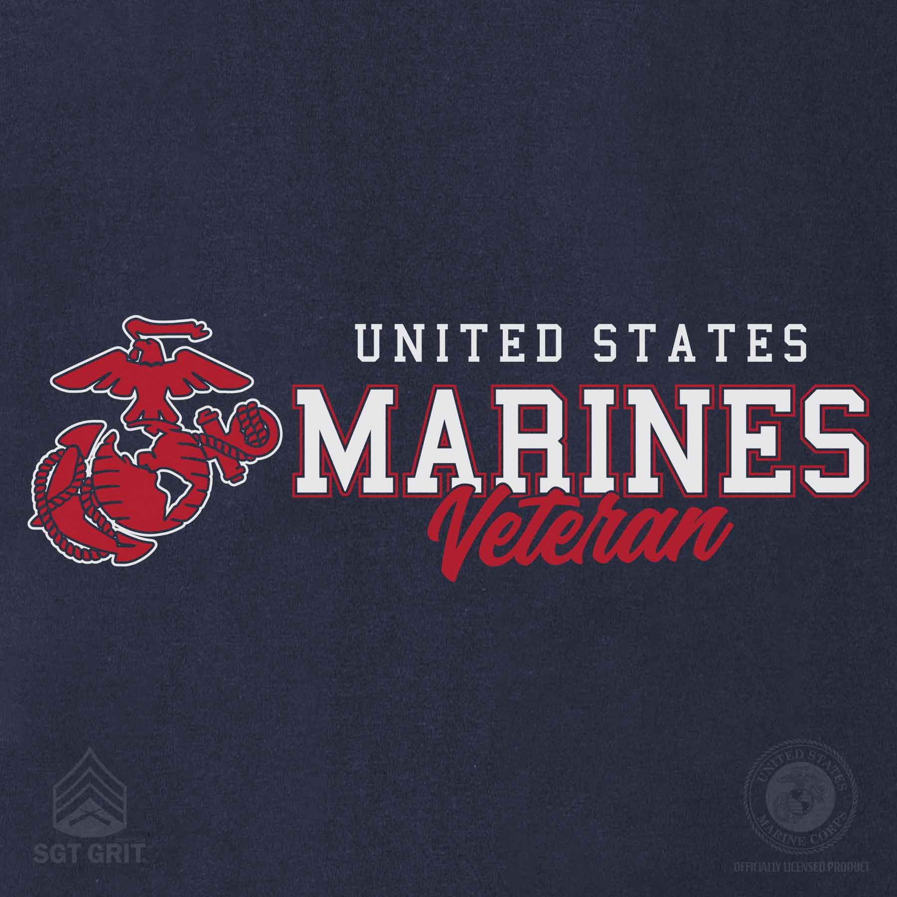 USMC Veteran Script Long Sleeve - Image 10