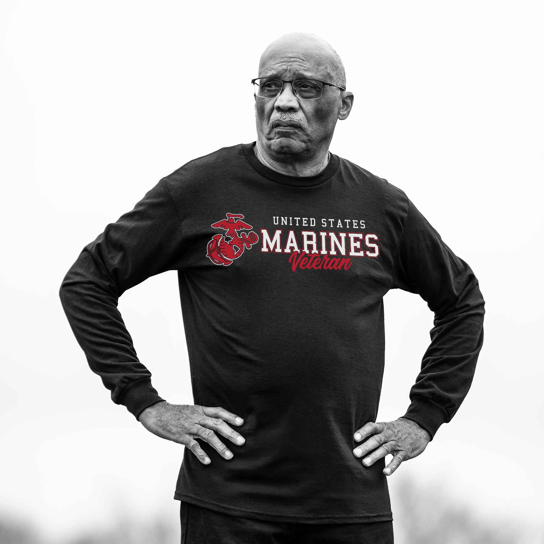 USMC Veteran Script Long Sleeve - Image 6