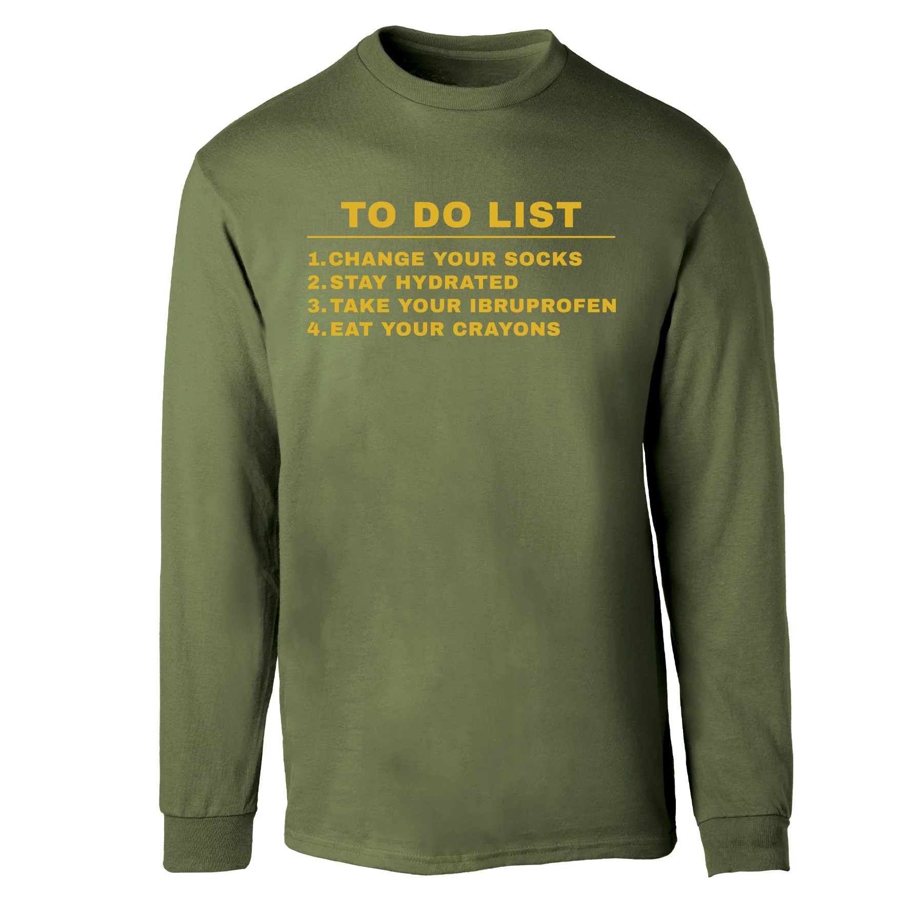 USMC To Do List Long Sleeve Shirt