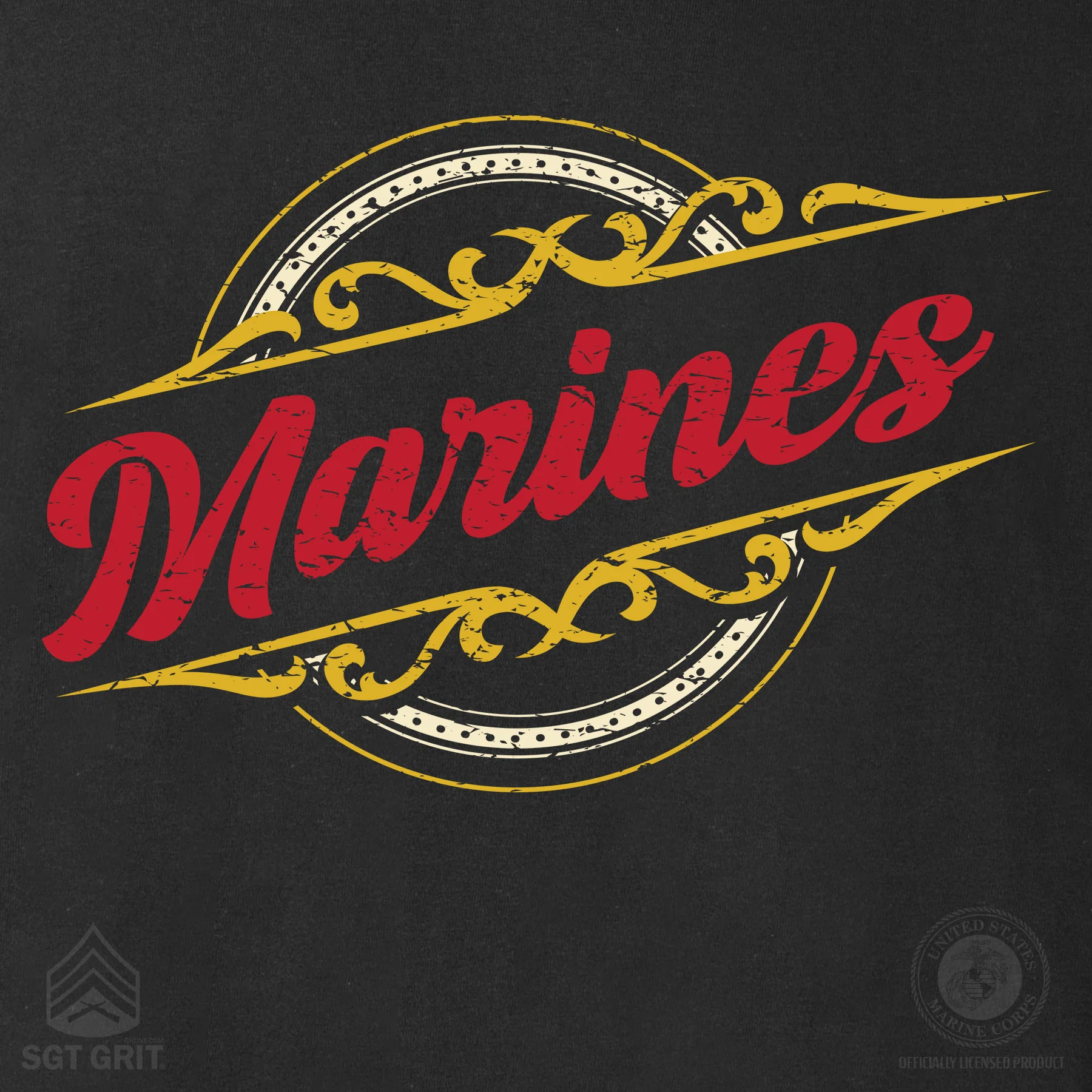 Classy Vintage Marines Long Sleeve Shirt - Image 3