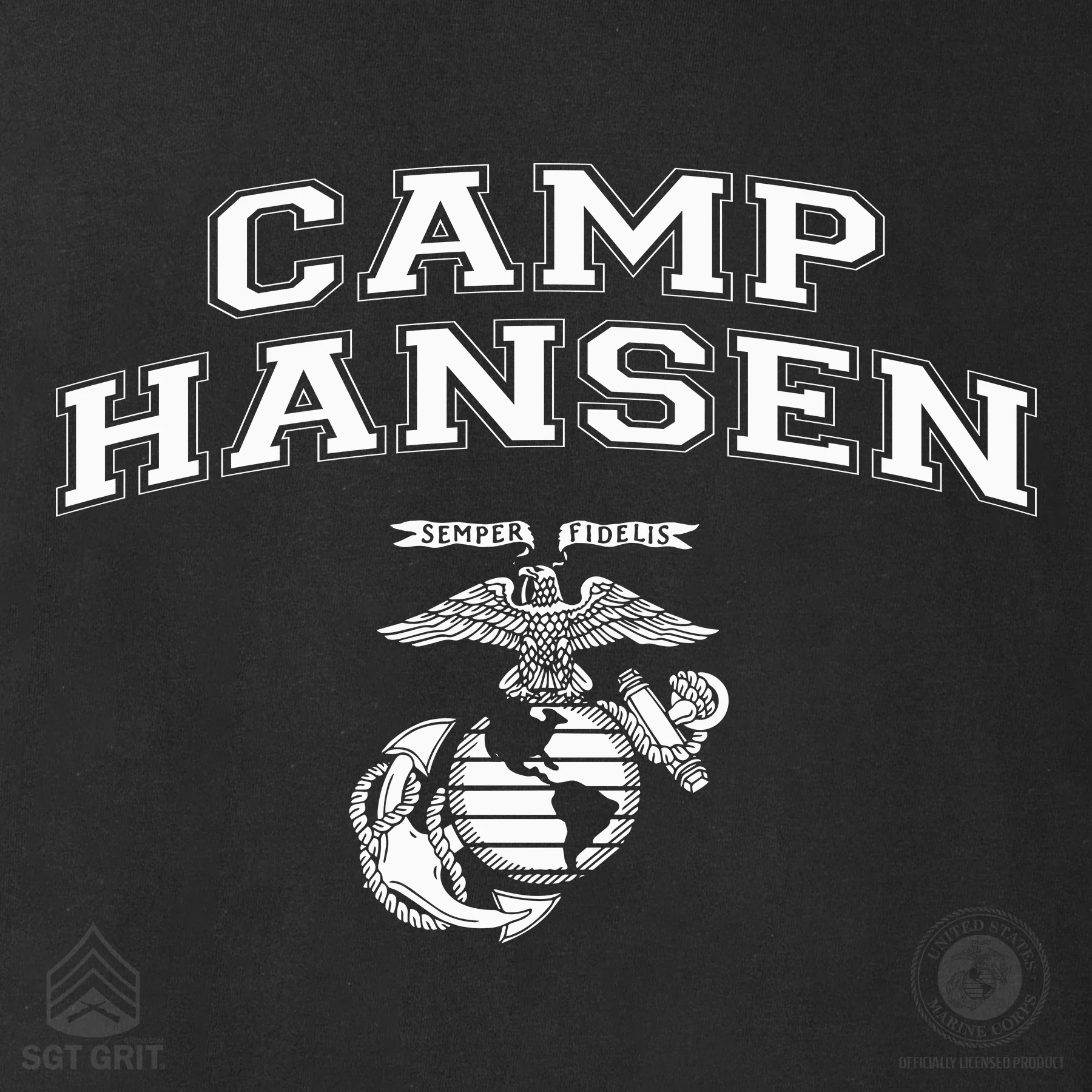 Marine Corps Base Collegiate EGA Long Sleeve T-Shirt - Image 12