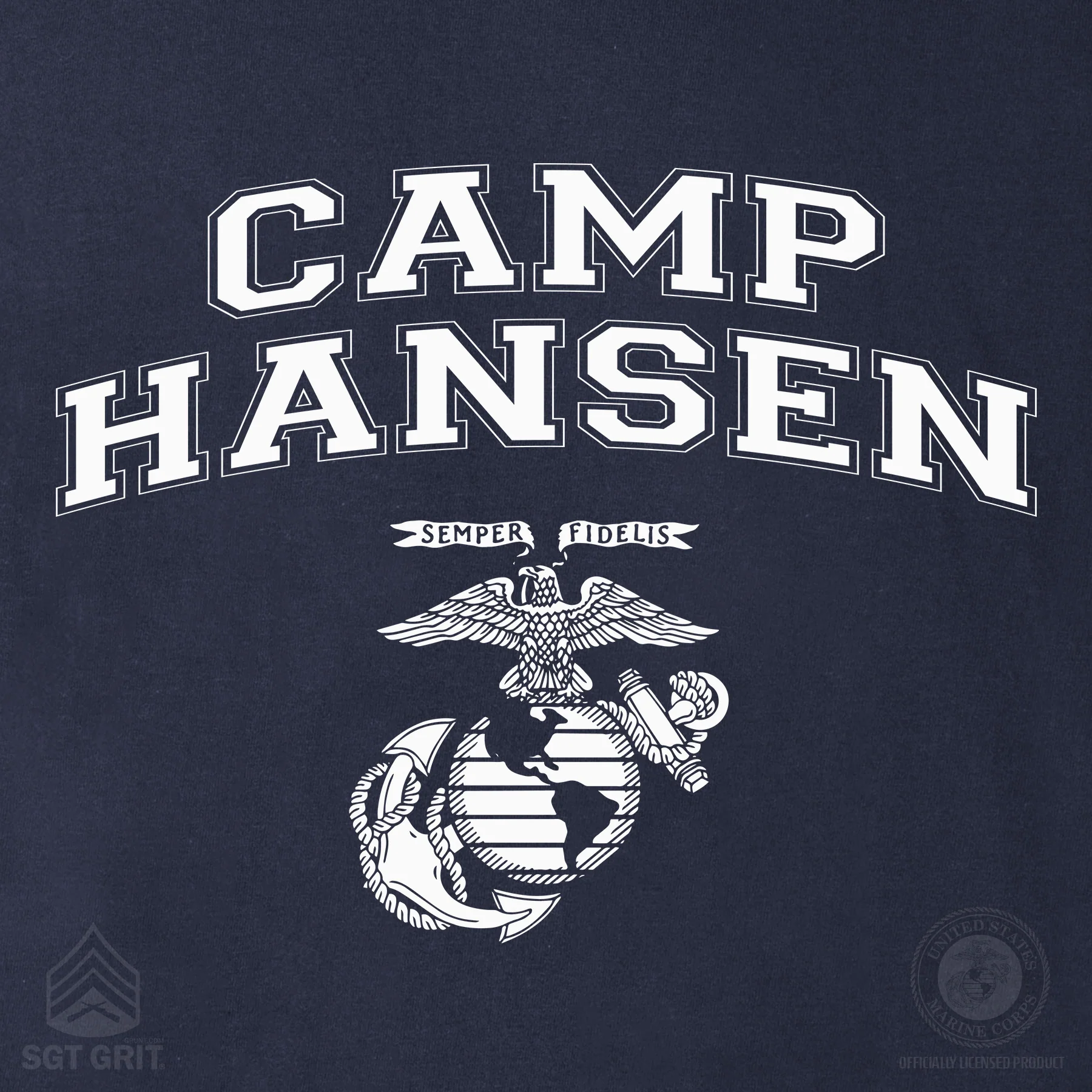 Marine Corps Base Collegiate EGA Long Sleeve T-Shirt - Image 15
