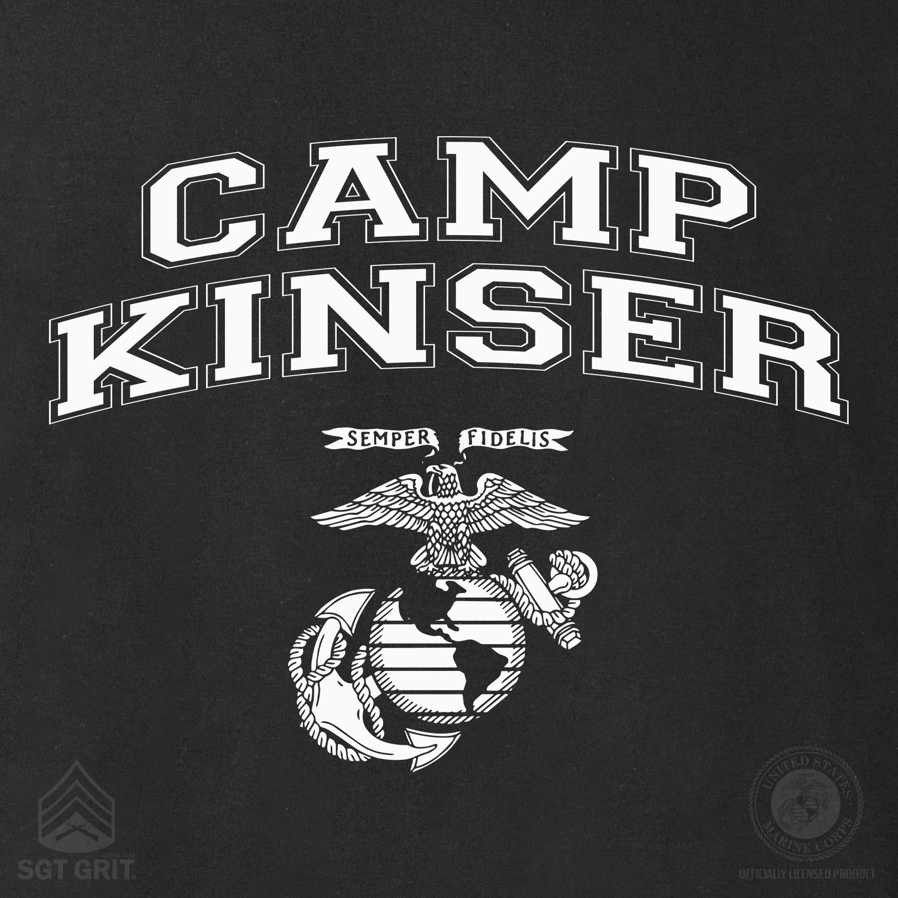 Marine Corps Base Collegiate EGA Long Sleeve T-Shirt - Image 17