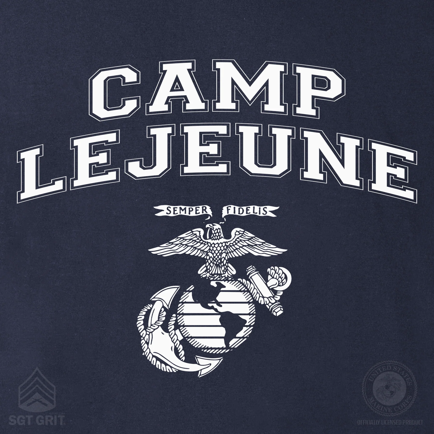 Marine Corps Base Collegiate EGA Long Sleeve T-Shirt - Image 24