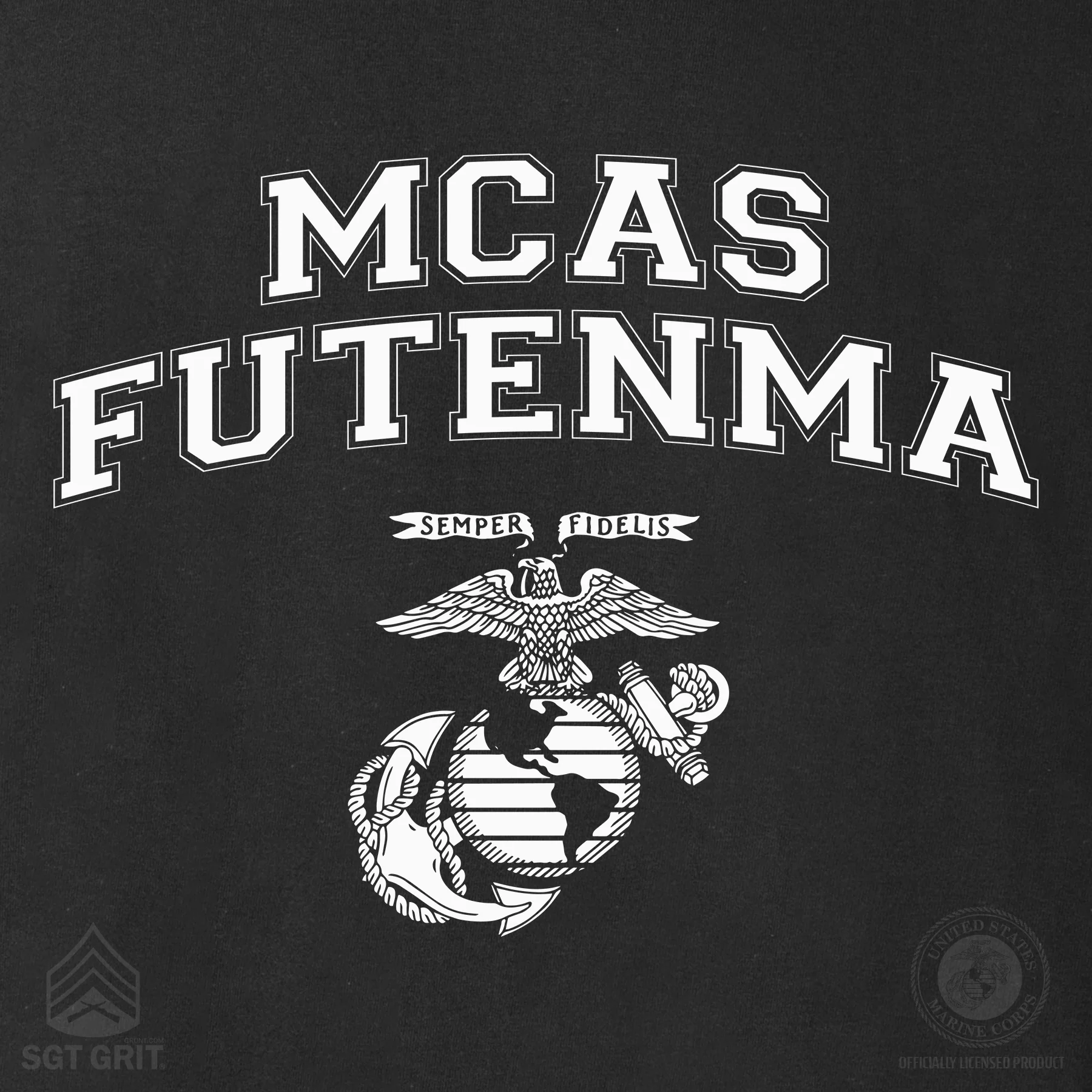 Marine Corps Base Collegiate EGA Long Sleeve T-Shirt - Image 26